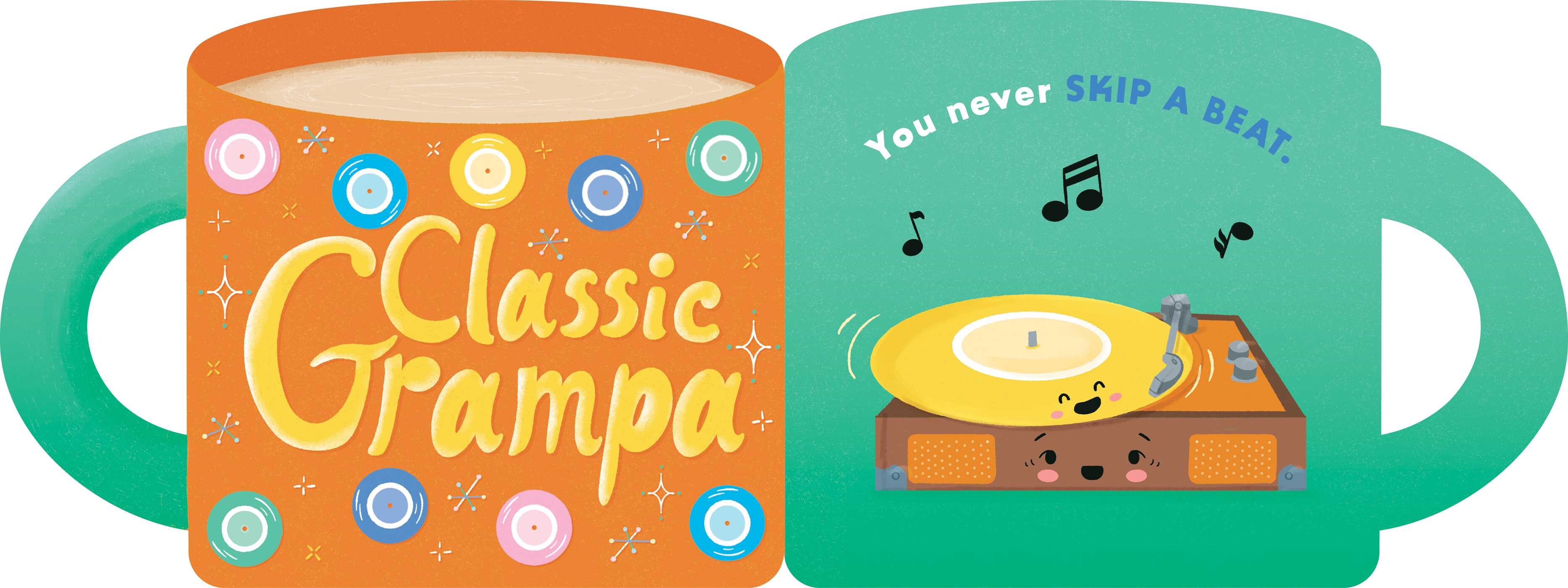 Grandest Grandpa (A Mugs & Kisses Shaped Board Book for Toddlers)