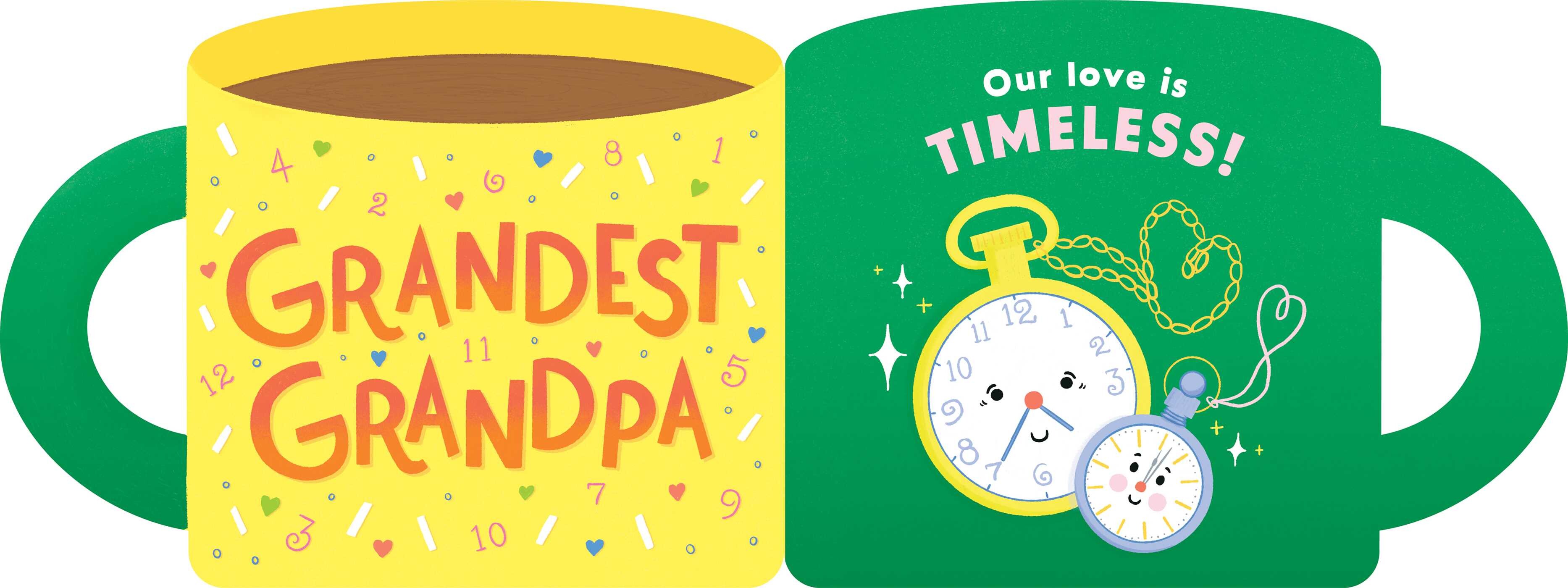 Grandest Grandpa (A Mugs & Kisses Shaped Board Book for Toddlers)