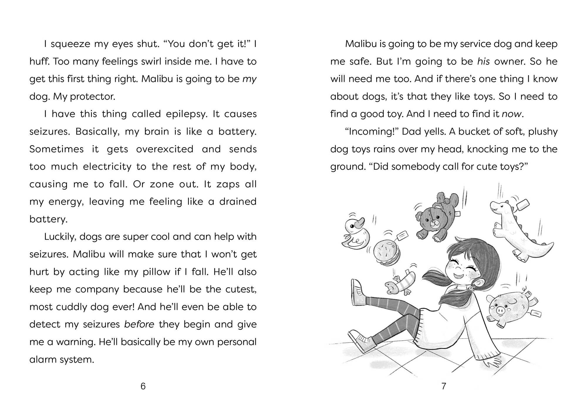 Mae and Malibu: The Dream Team (Mae and Malibu #1) (A Chapter Book Series About a Girl and Her Service Dog)