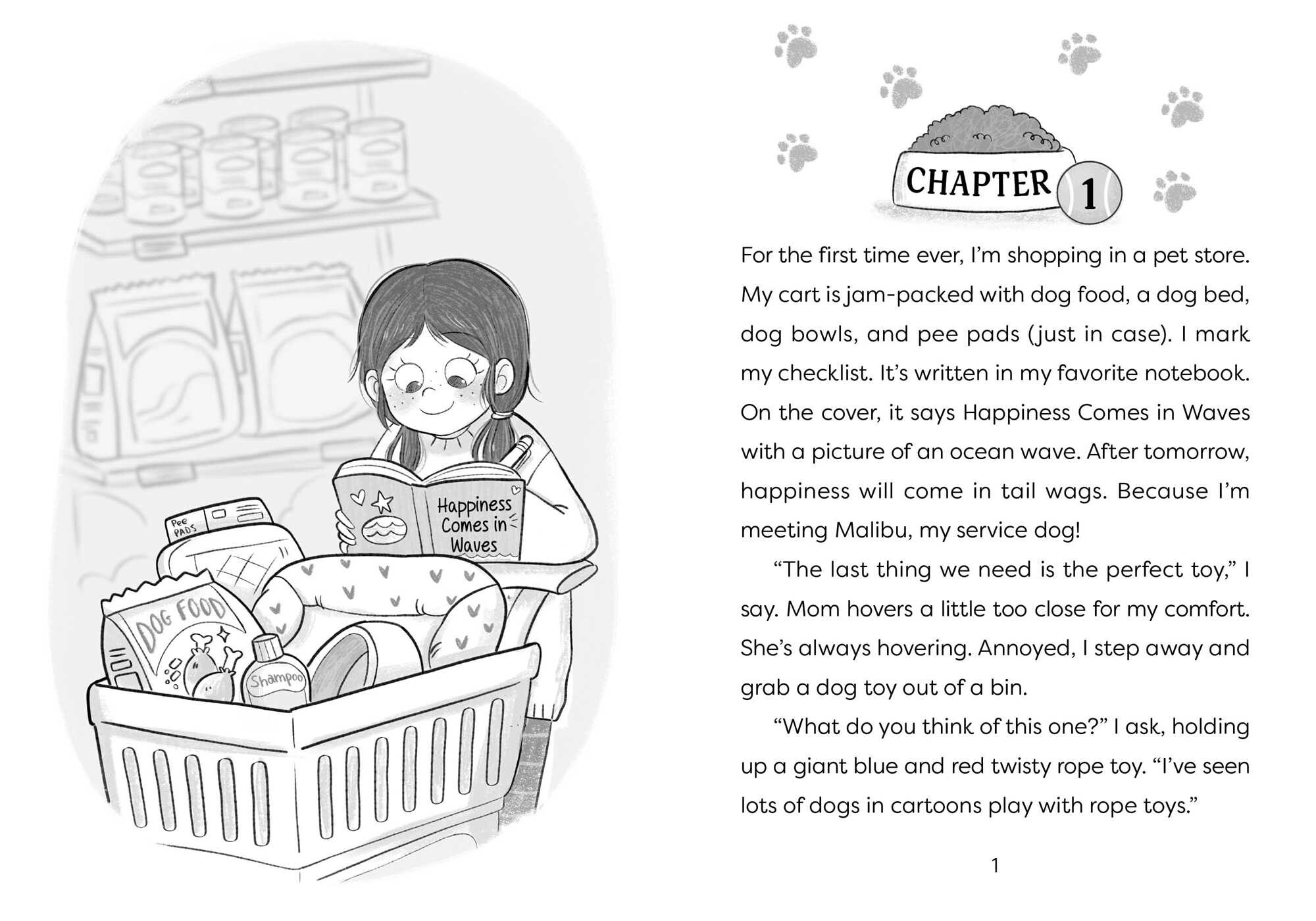 Mae and Malibu: The Dream Team (Mae and Malibu #1) (A Chapter Book Series About a Girl and Her Service Dog)