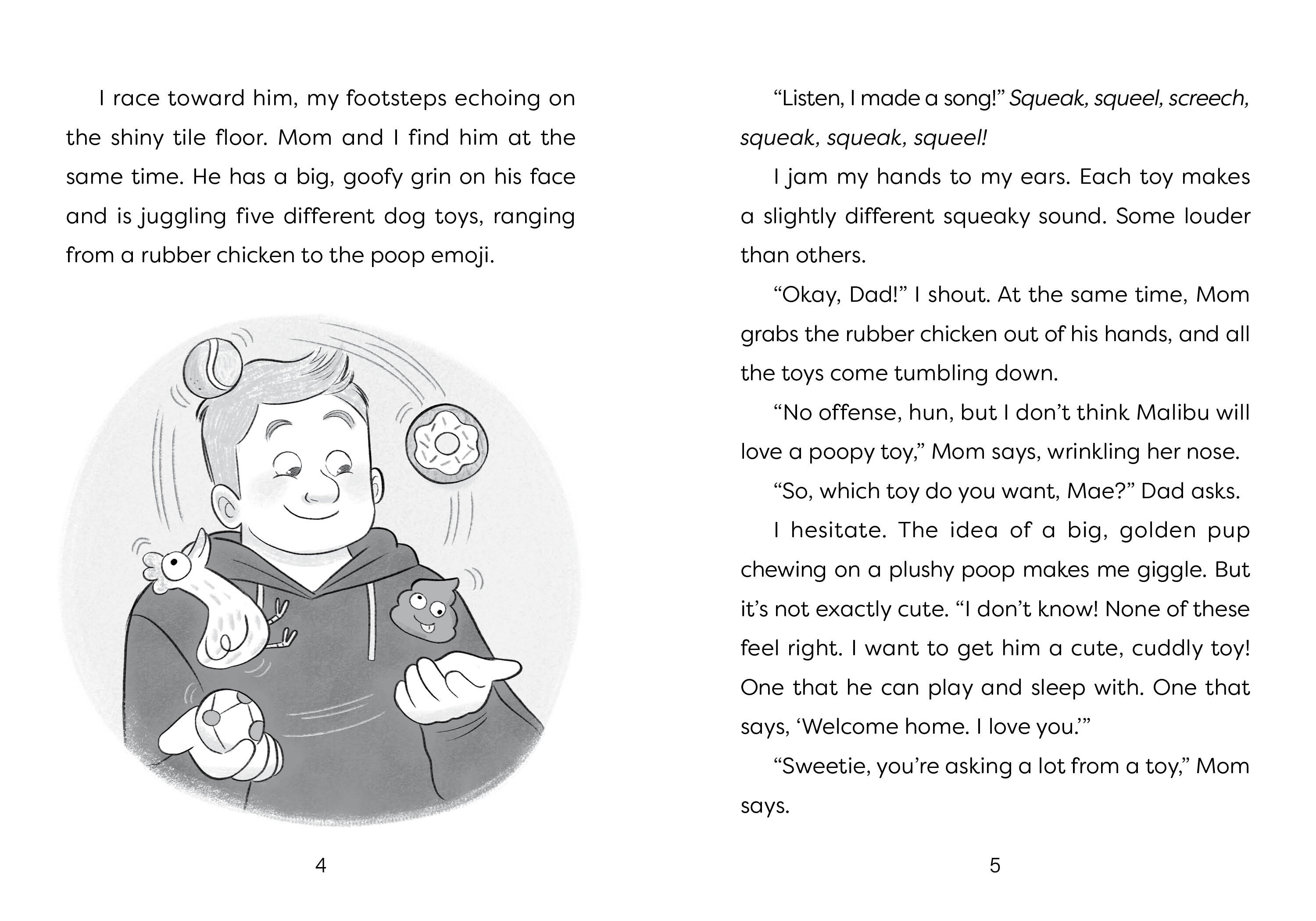 Mae and Malibu: The Dream Team (Mae and Malibu #1) (A Chapter Book Series About a Girl and Her Service Dog)