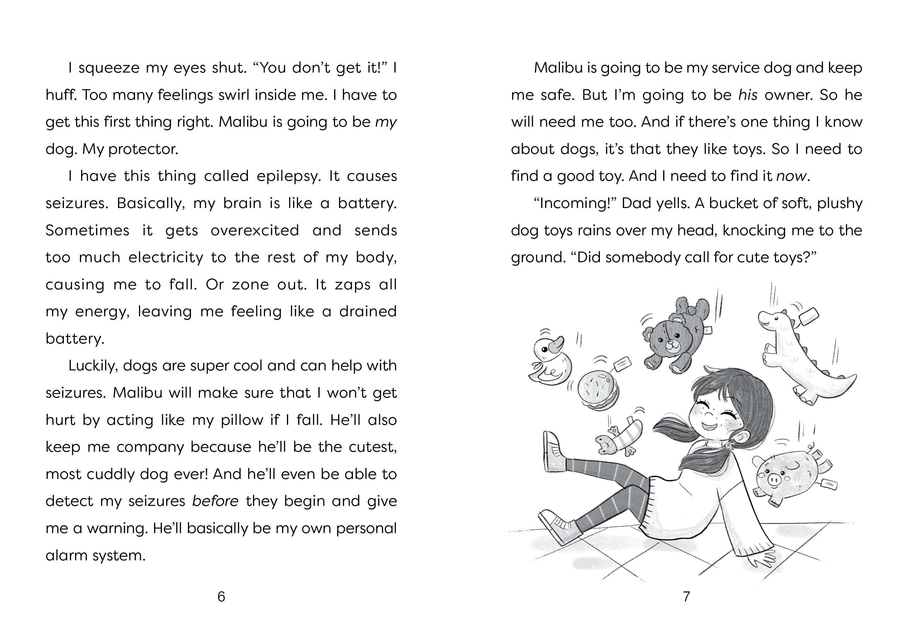 Mae and Malibu: The Dream Team (Mae and Malibu #1) (A Chapter Book Series About a Girl and Her Service Dog)