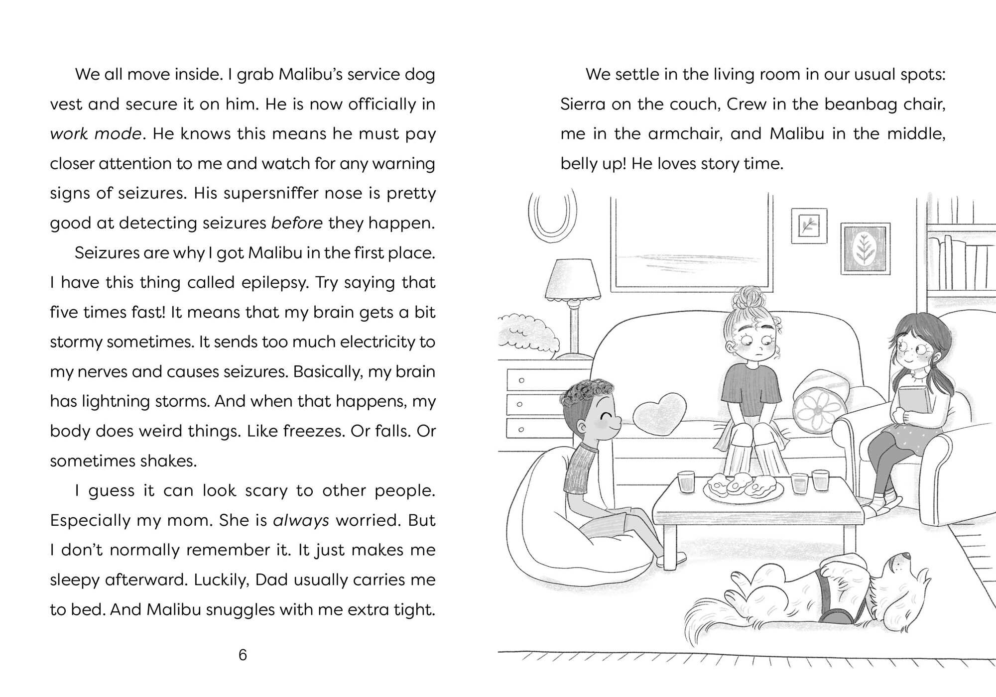 Mae & Malibu: Lil Chefs (Mae & Malibu #3)  (A Chapter Book Series About a Girl and Her Service Dog)