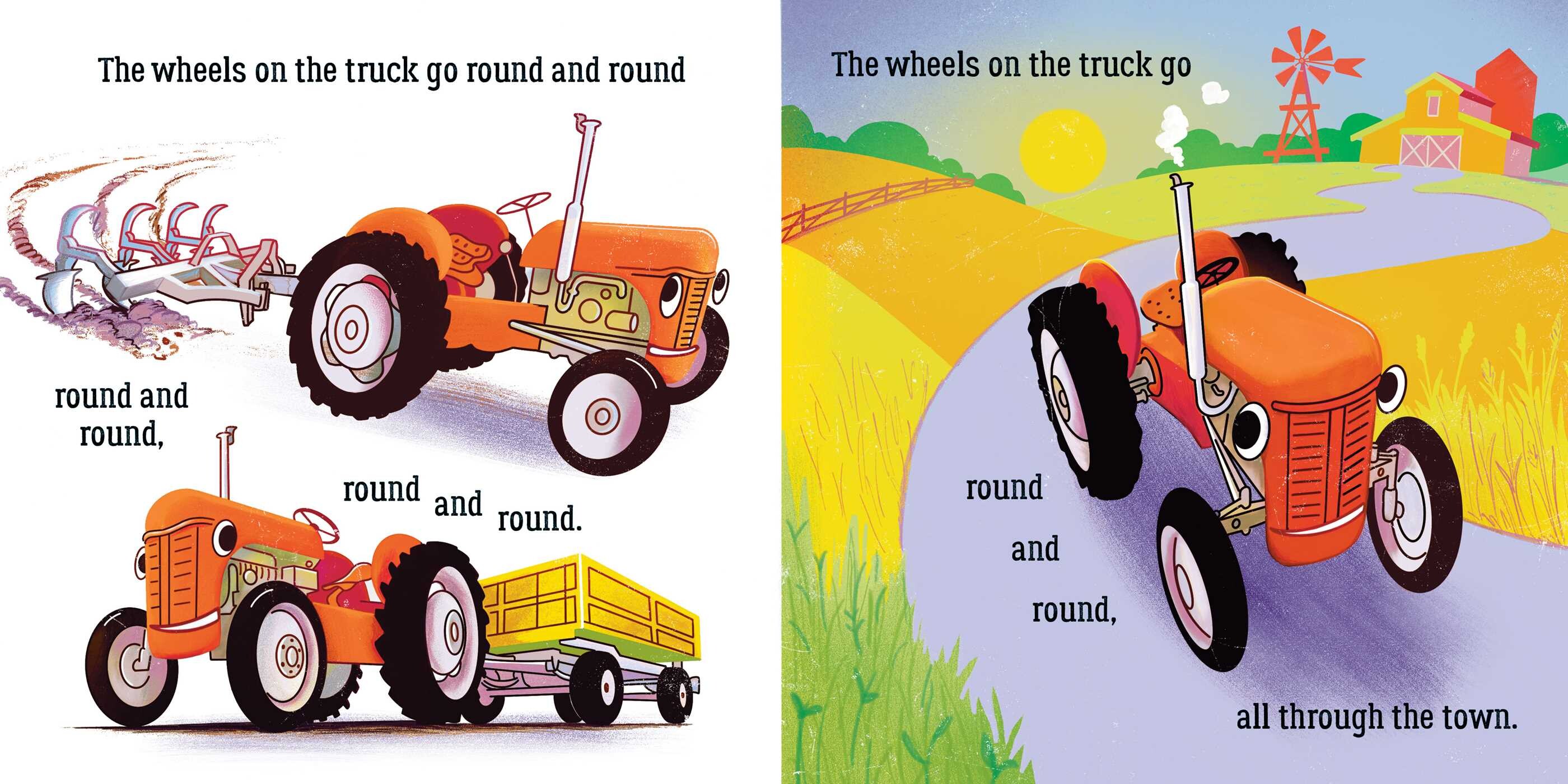Wheels on the Truck (A Nursery Rhyme Sing-Along Board Book for Toddlers)