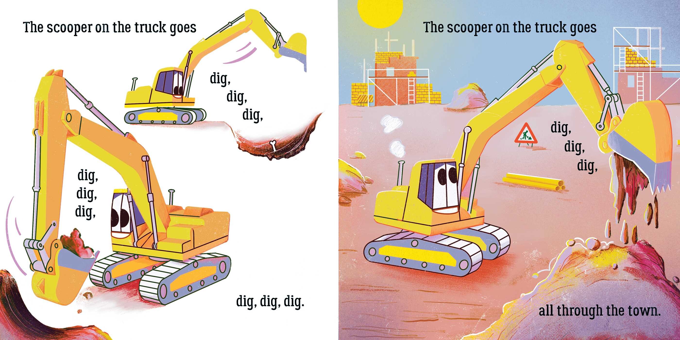 Wheels on the Truck (A Nursery Rhyme Sing-Along Board Book for Toddlers)