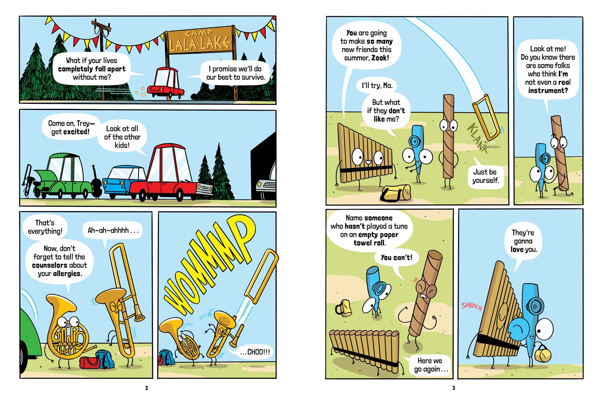 Band Camp! 4 books in 1! (A Little Bee Graphic Novel Series for Kids)