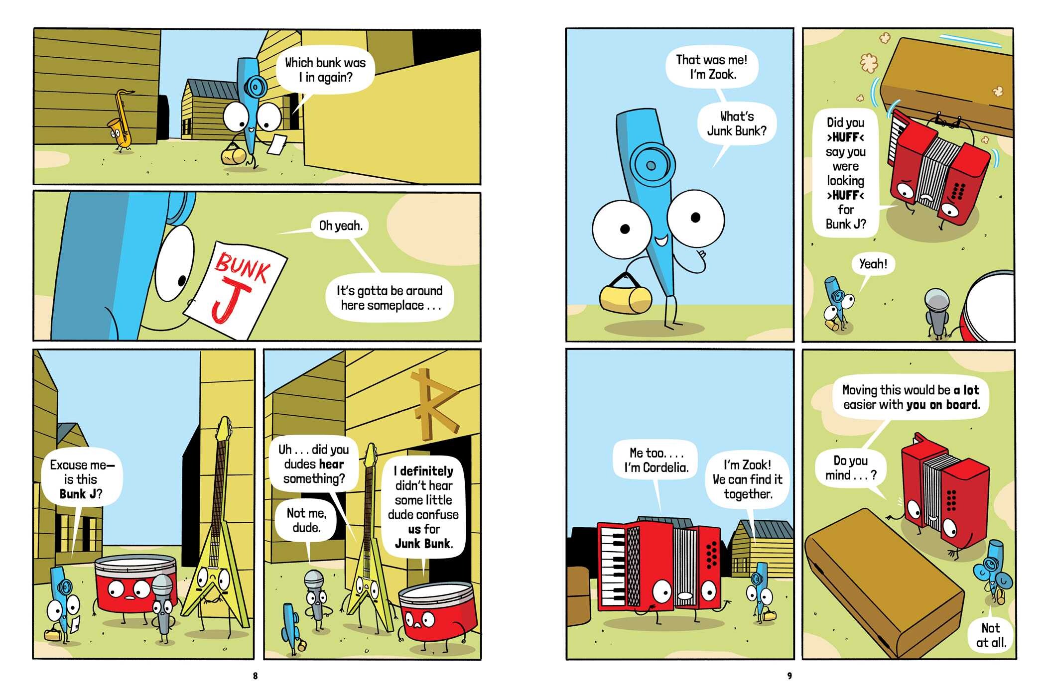 Band Camp! 4 books in 1! (A Little Bee Graphic Novel Series for Kids)