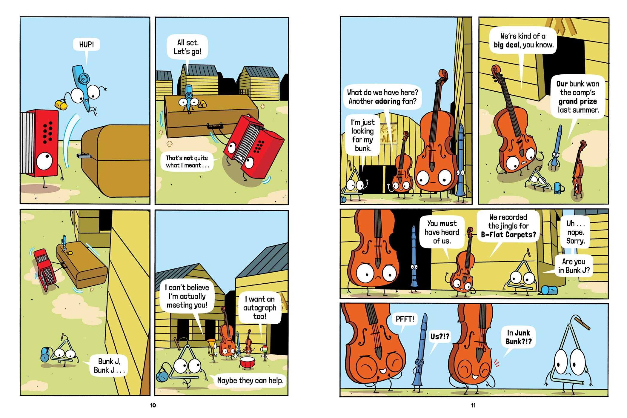 Band Camp! 4 books in 1! (A Little Bee Graphic Novel Series for Kids)