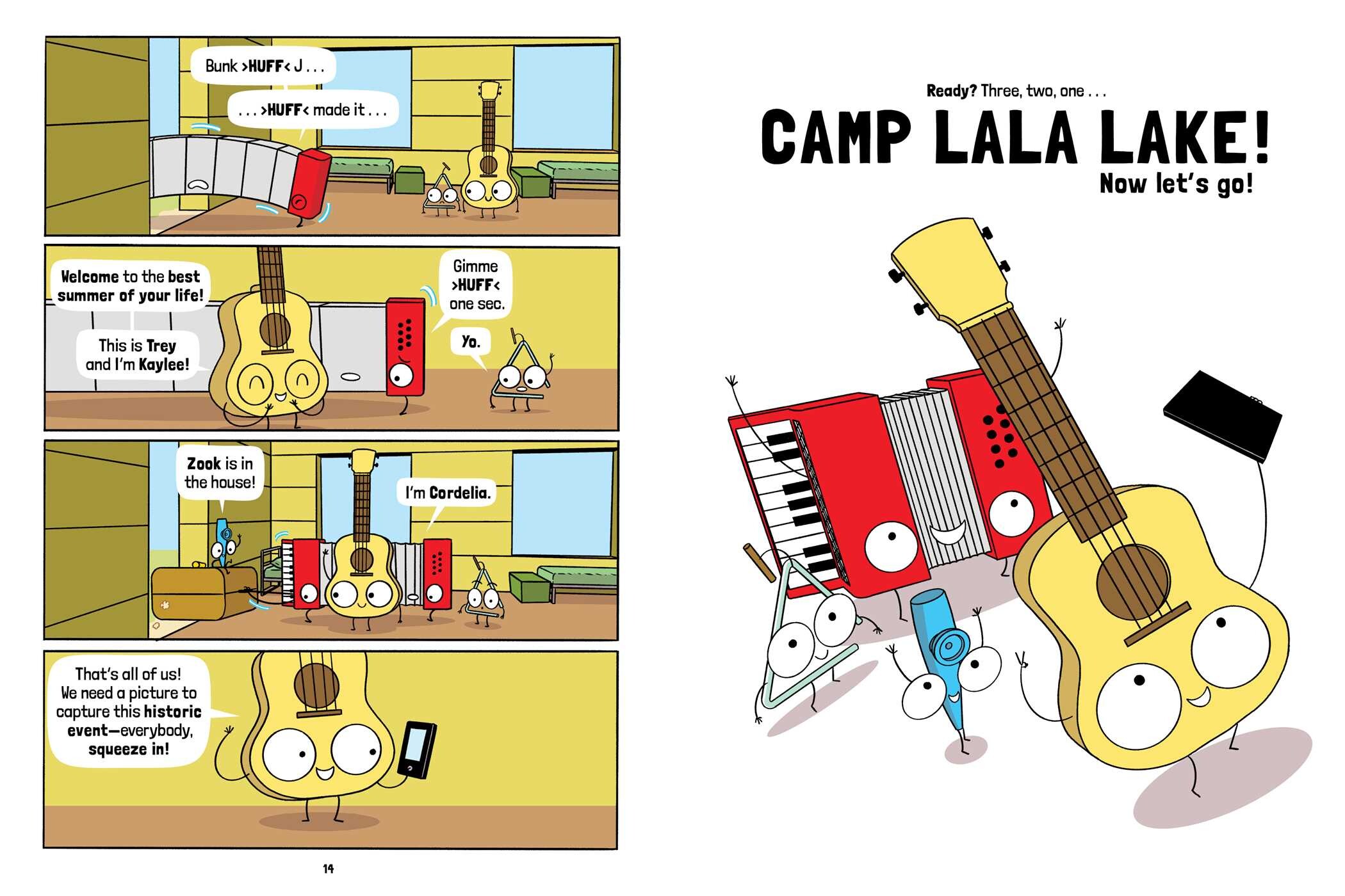 Band Camp! 4 books in 1! (A Little Bee Graphic Novel Series for Kids)