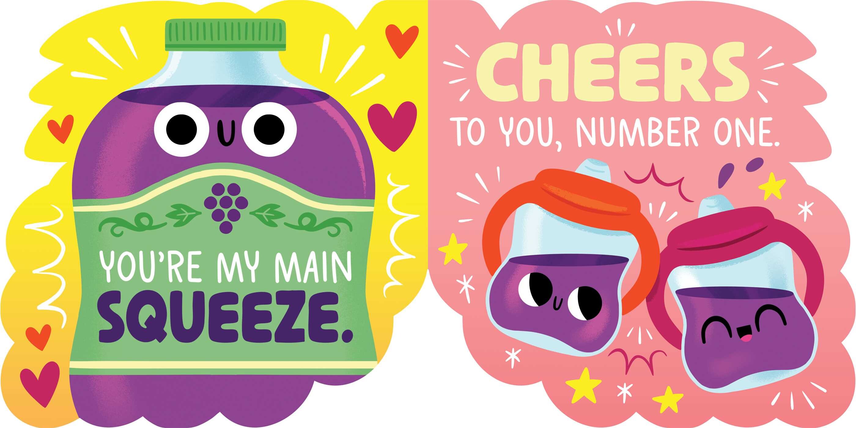 Grape-ful For You (A Shaped Novelty Board Book for Toddlers)