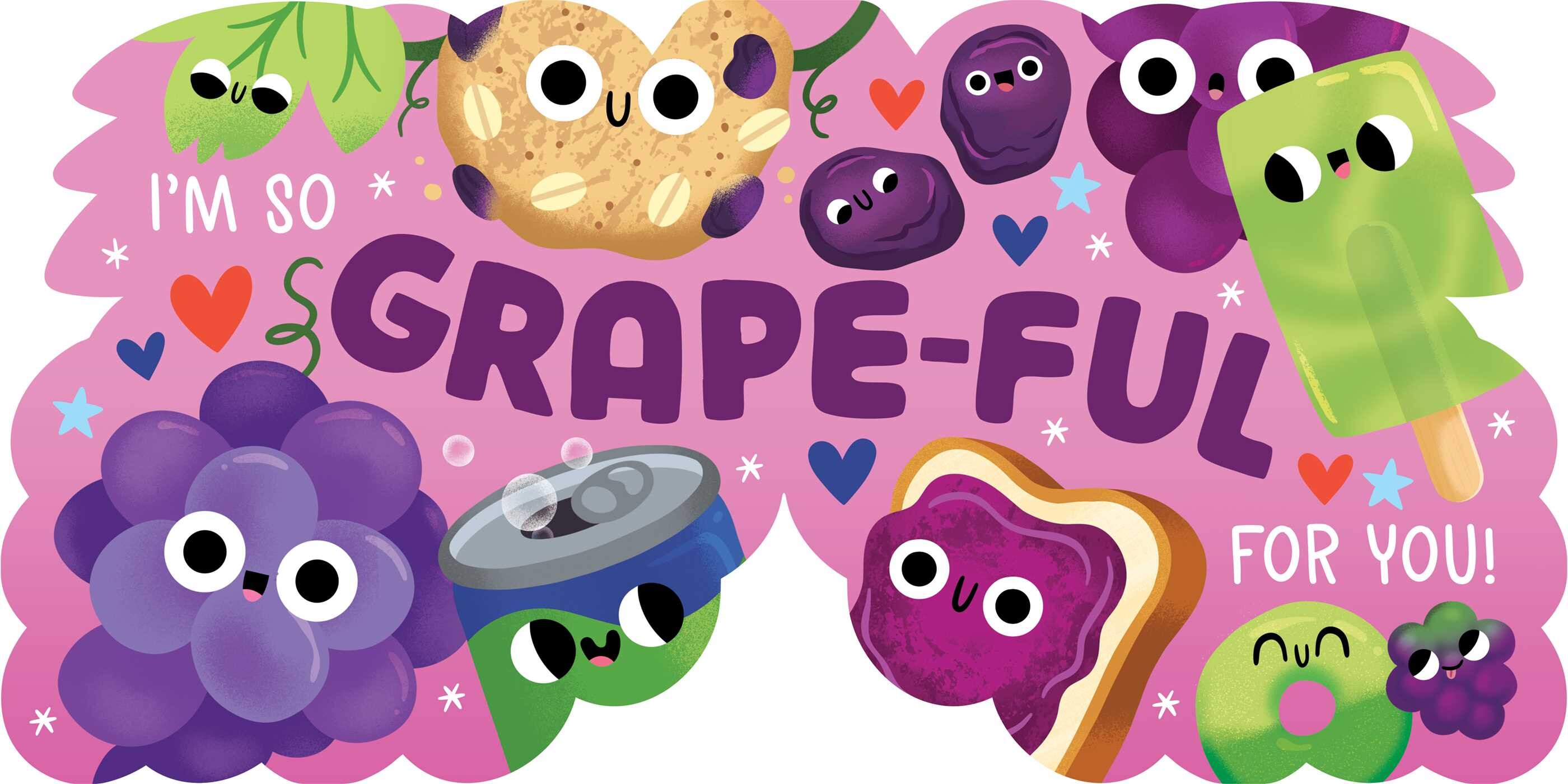 Grape-ful For You (A Shaped Novelty Board Book for Toddlers)