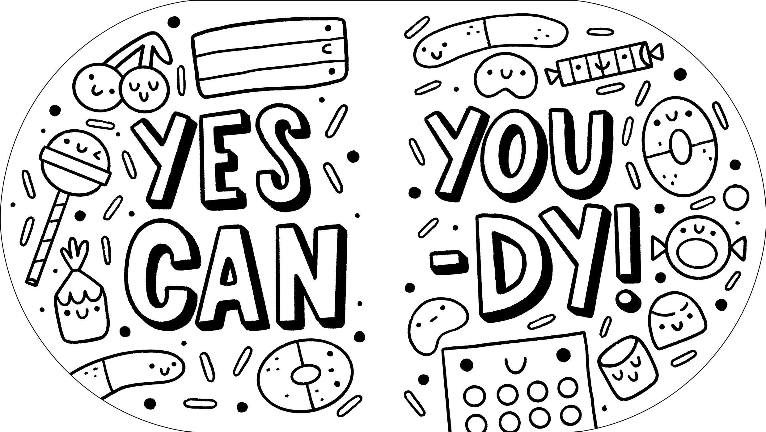 Sweets and Treats: A Delish Delights Coloring and Activity Book