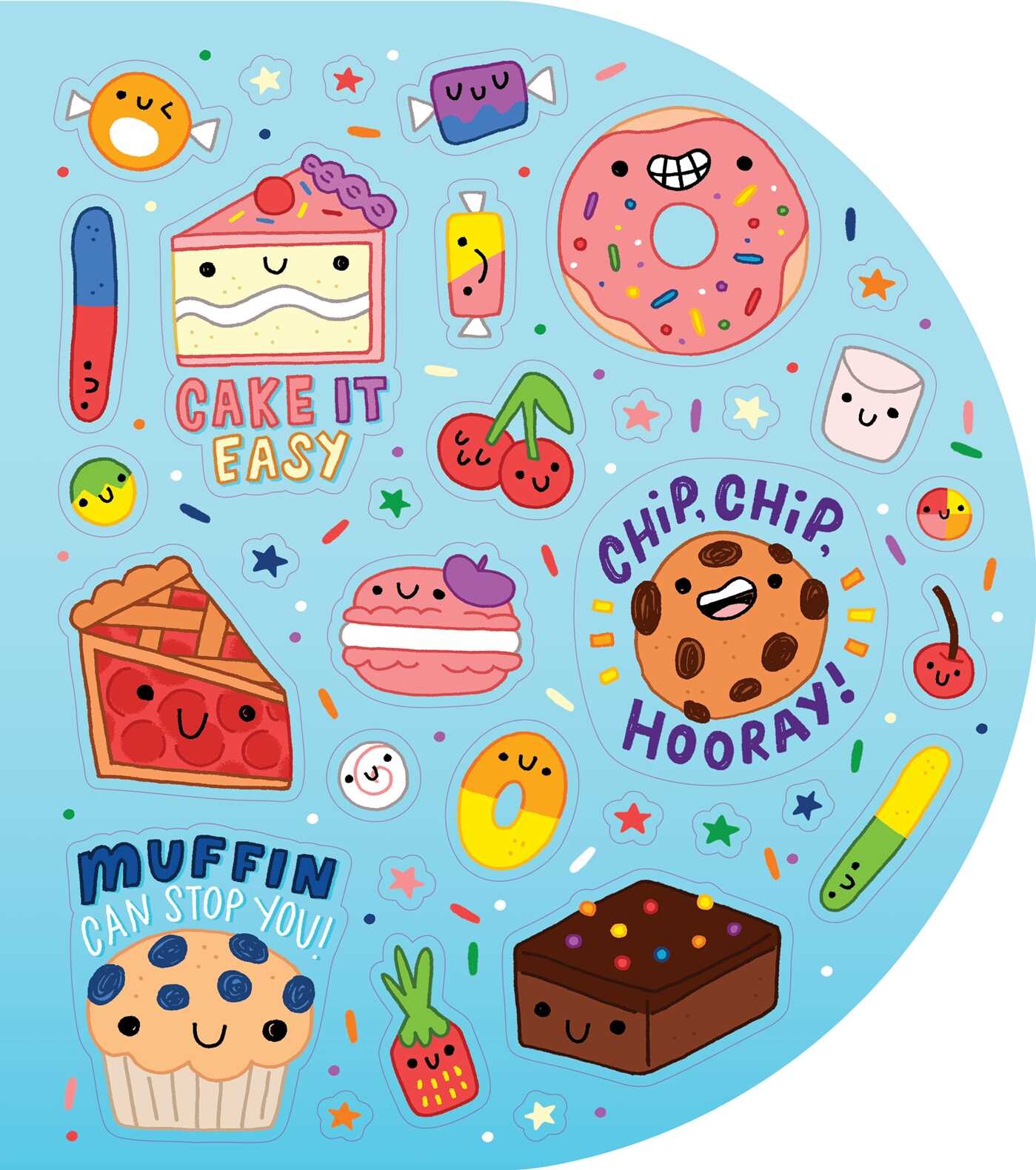 Sweets and Treats: A Delish Delights Coloring and Activity Book