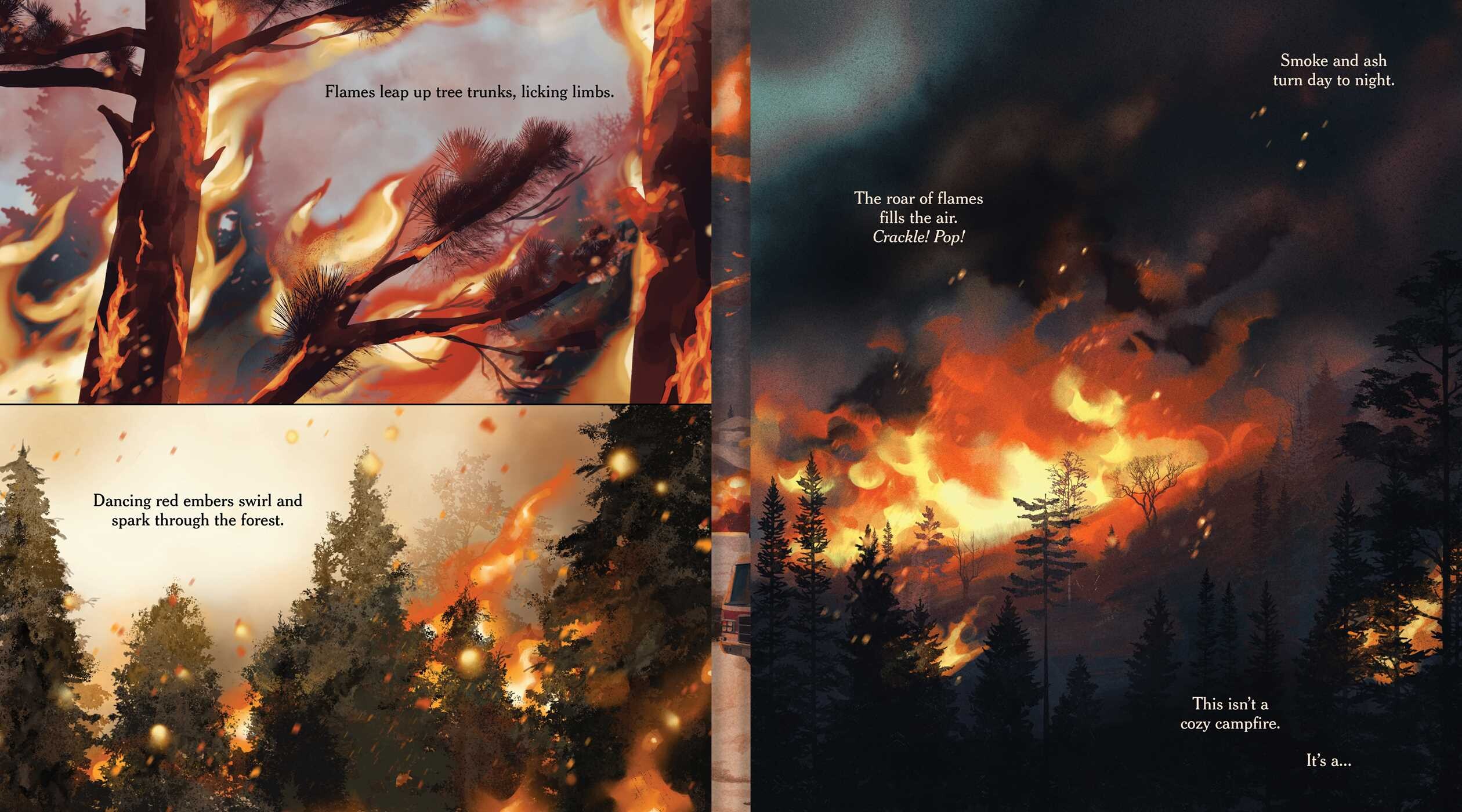 Before It Was a Wildfire (A Nonfiction Earth Science Picture Book with Double Gatefold for Kids)