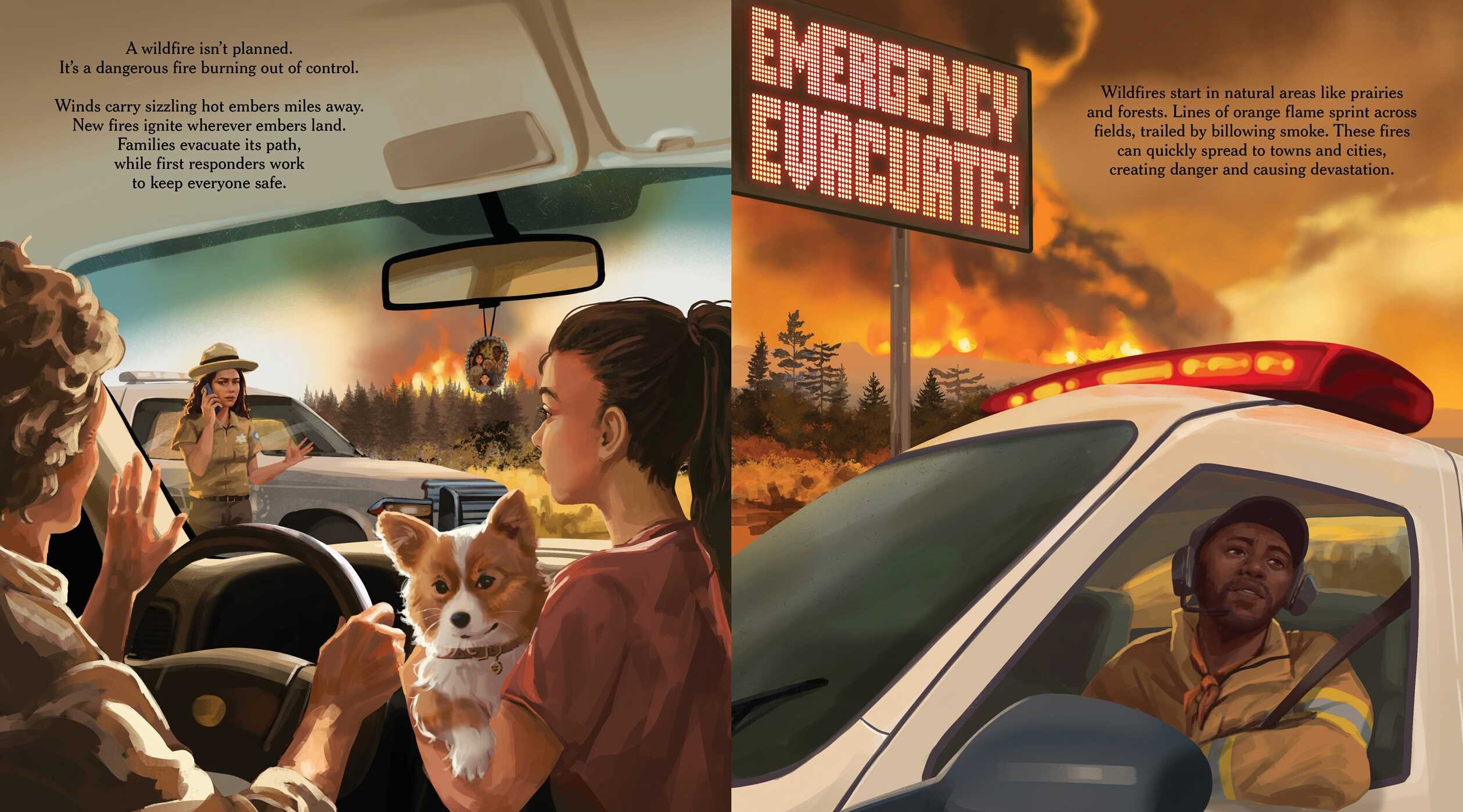 Before It Was a Wildfire (A Nonfiction Earth Science Picture Book with Double Gatefold for Kids)