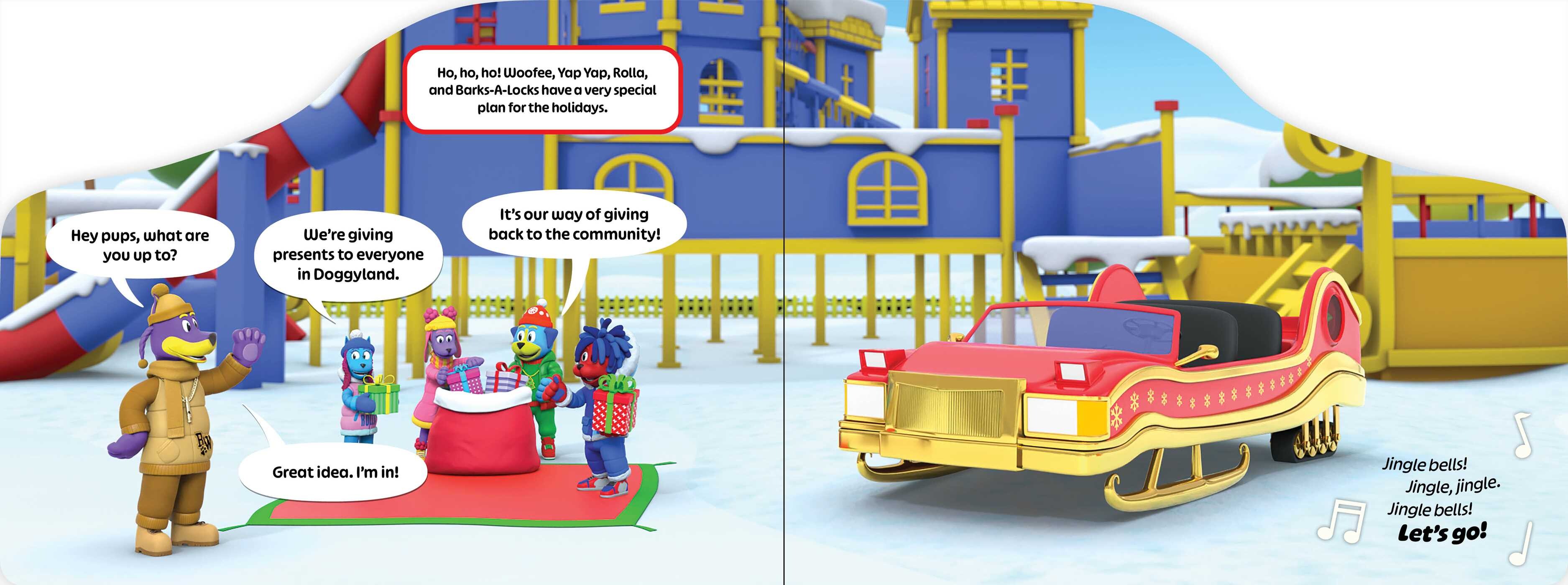 Snoop Dogg's Doggyland: Jingle Bells (A Snoop Dogg Doggyland Christmas Holiday Shaped Board Book for Kids)