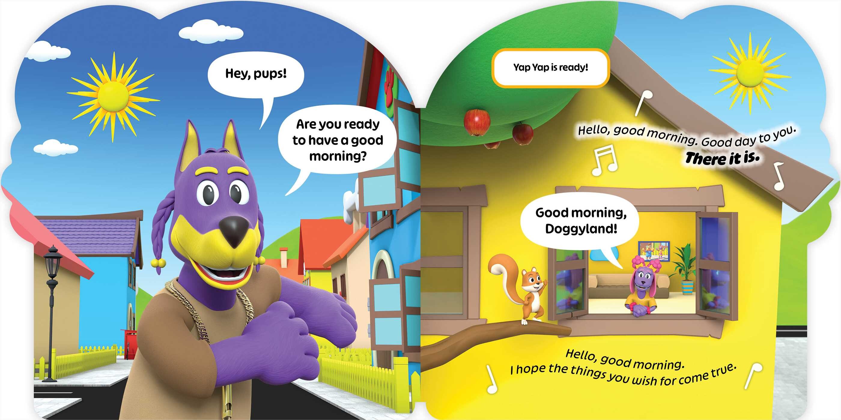 Snoop Dogg's Doggyland: Hello, Good Morning!  (A Doggyland Shaped Board Book Great Gift for Kids)