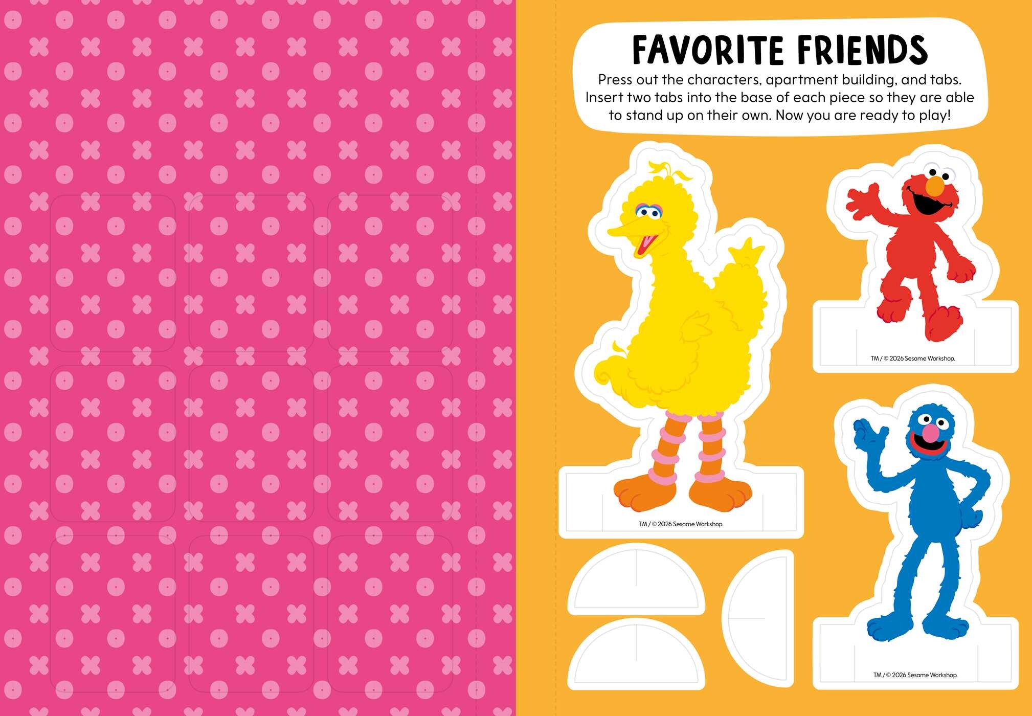 Sesame Street: Sunny Days Puffy Sticker and Activity Book (A Sesame Street Elmo and Friends Sticker Coloring and Activity Book for Kids)