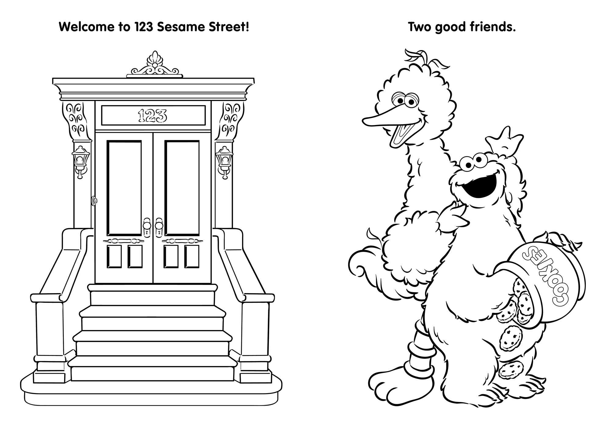 Sesame Street: My First Big Book of Coloring (A Sesame Street Jumbo Coloring Book for Toddlers and Preschoolers Featuring Elmo, Cookie Monster, Abby Cadabby, and More)