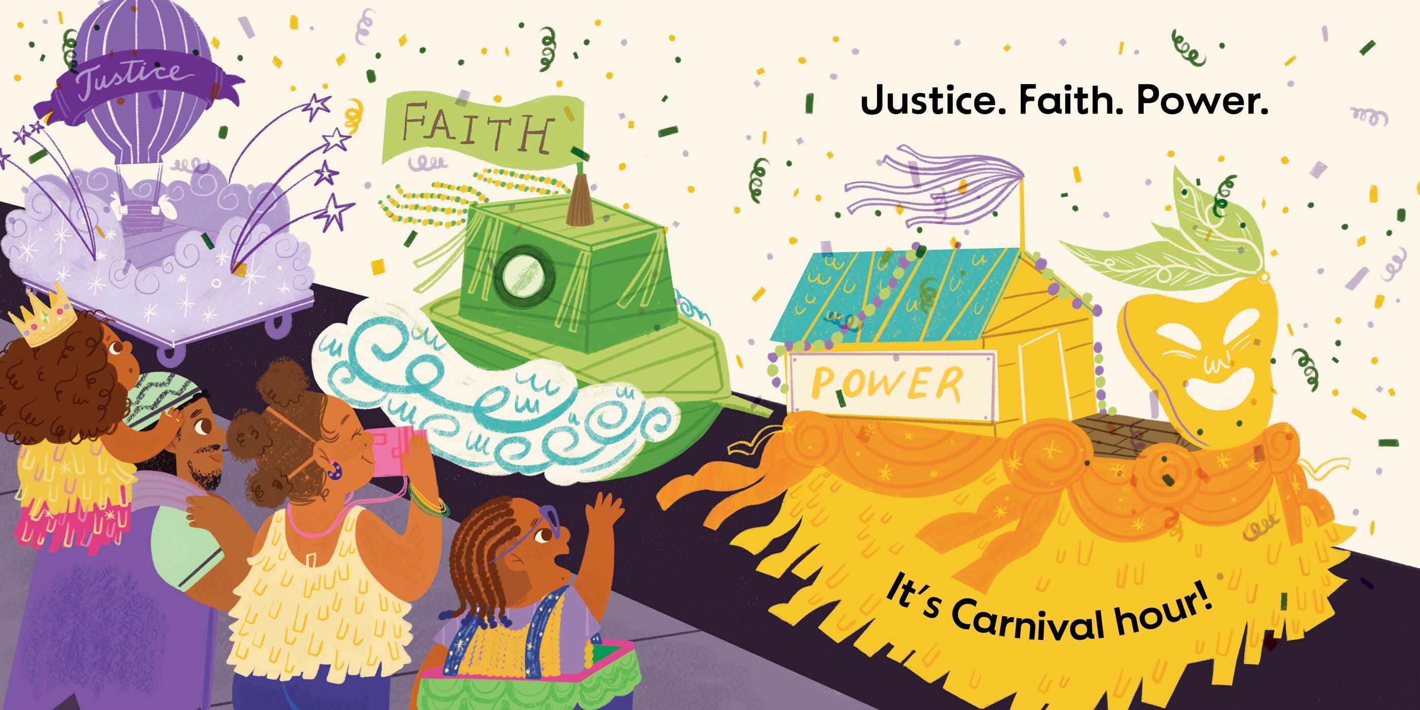 Hurrah for Mardi Gras (An Our Neighborhood Series Board Book for Toddlers Celebrating Carnival Traditions)