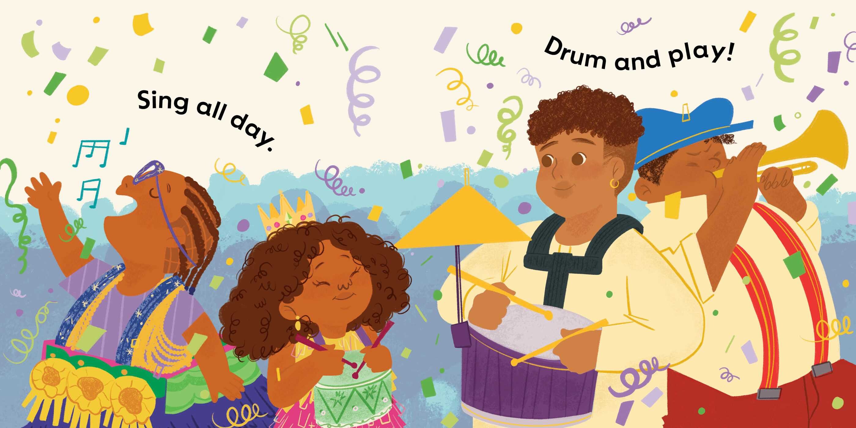 Hurrah for Mardi Gras (An Our Neighborhood Series Board Book for Toddlers Celebrating Carnival Traditions)