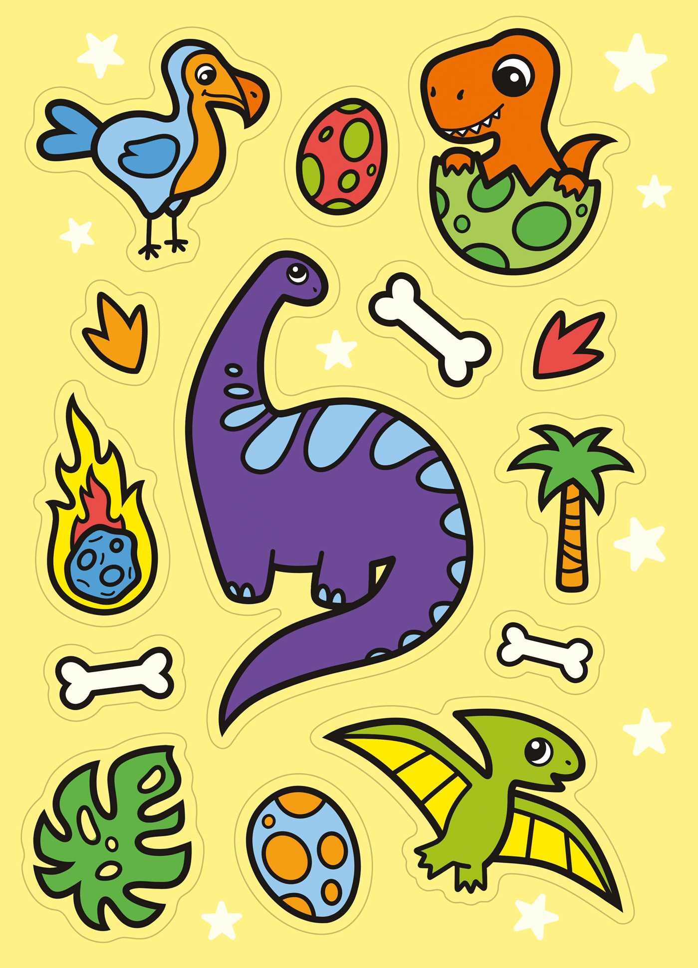 My Great Big Dinosaur Coloring Book (A Jumbo-Sized Coloring and Sticker Book for All Ages)
