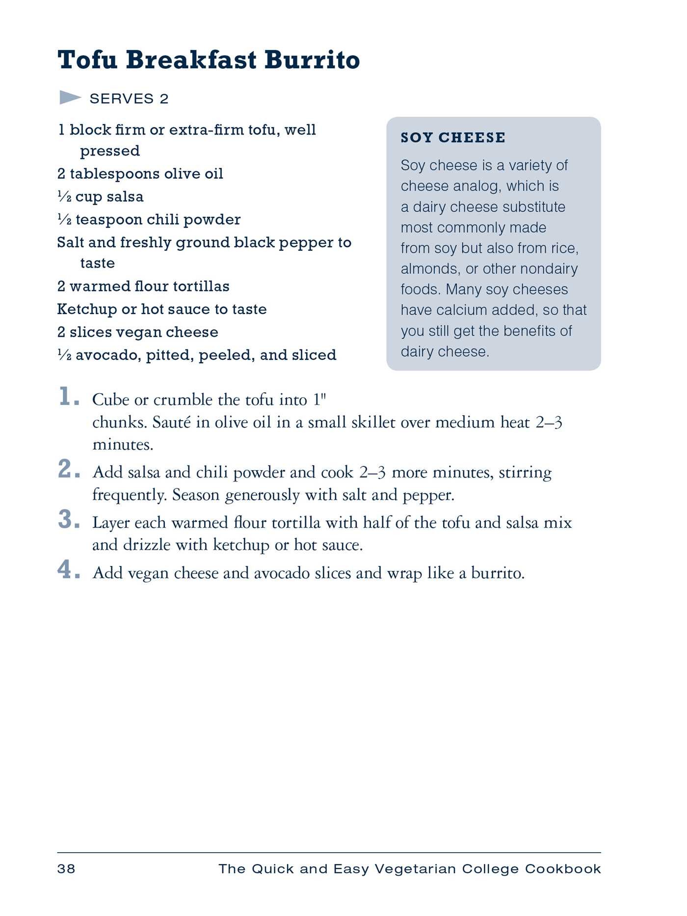 Quick and Easy Vegetarian College Cookbook