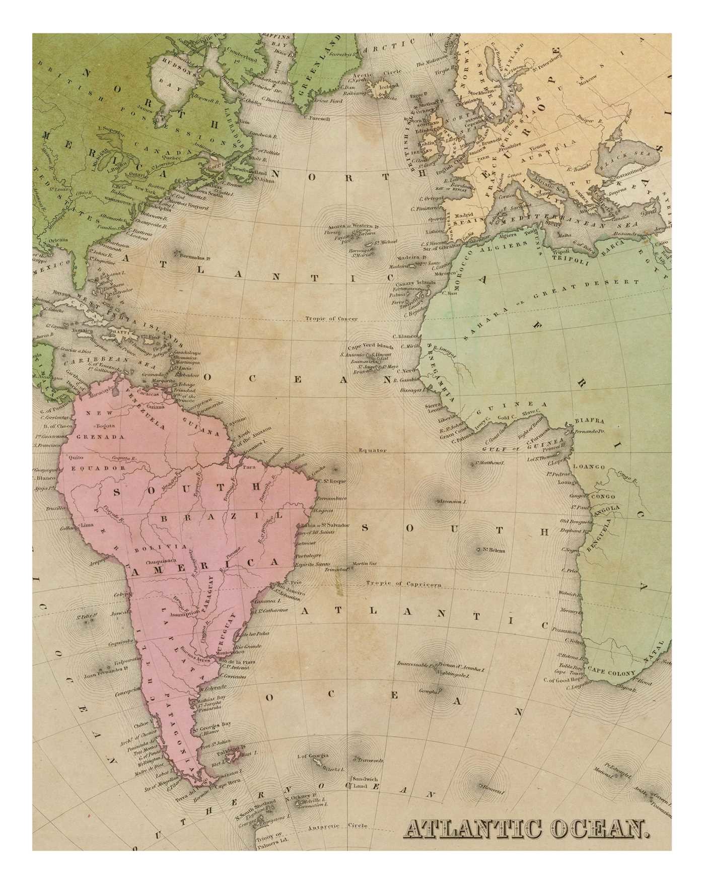 Instant Wall Art - Vintage Map Prints | Book by Adams Media | Official