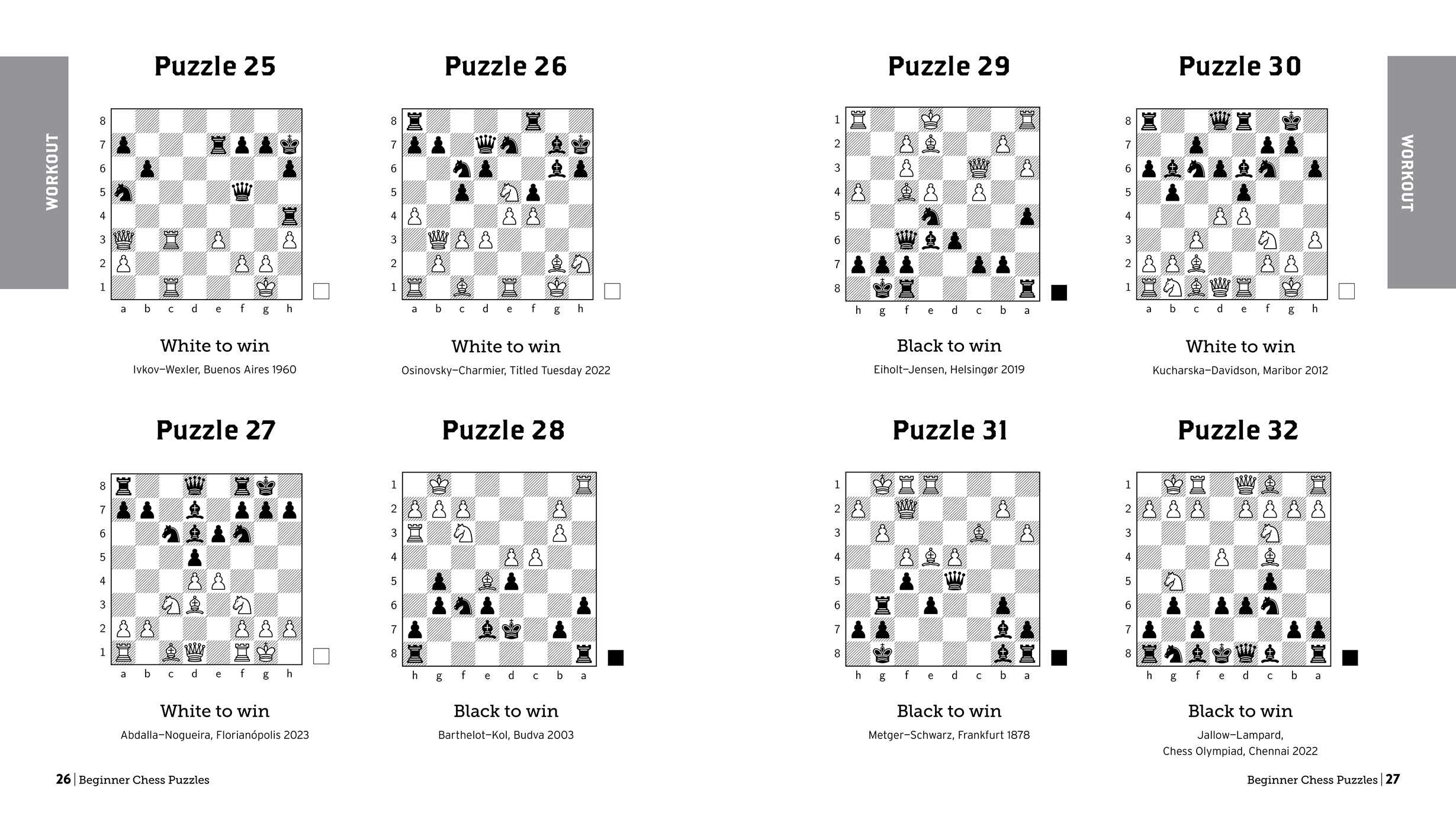 Beginner Chess Puzzles | Book by Martin Bennedik | Official Publisher ...
