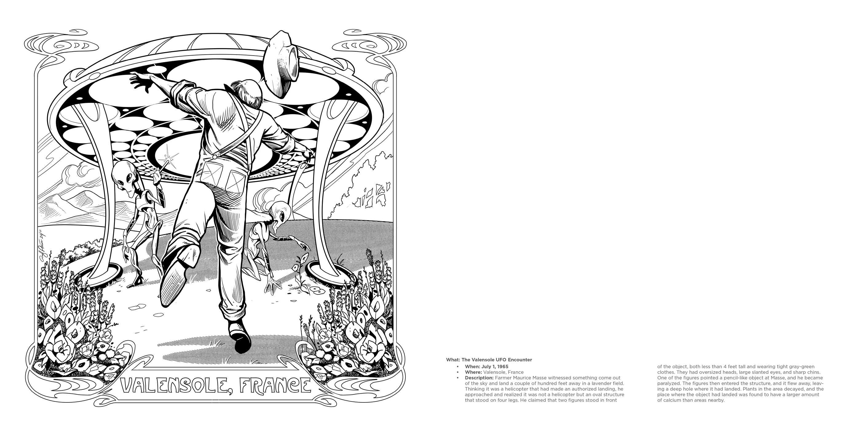 Alien Encounters Coloring Book