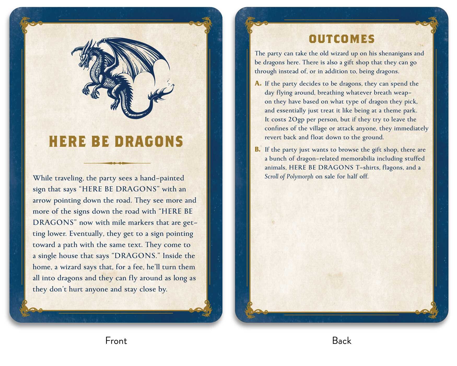 Düngeonmeister Deck of Side Quests