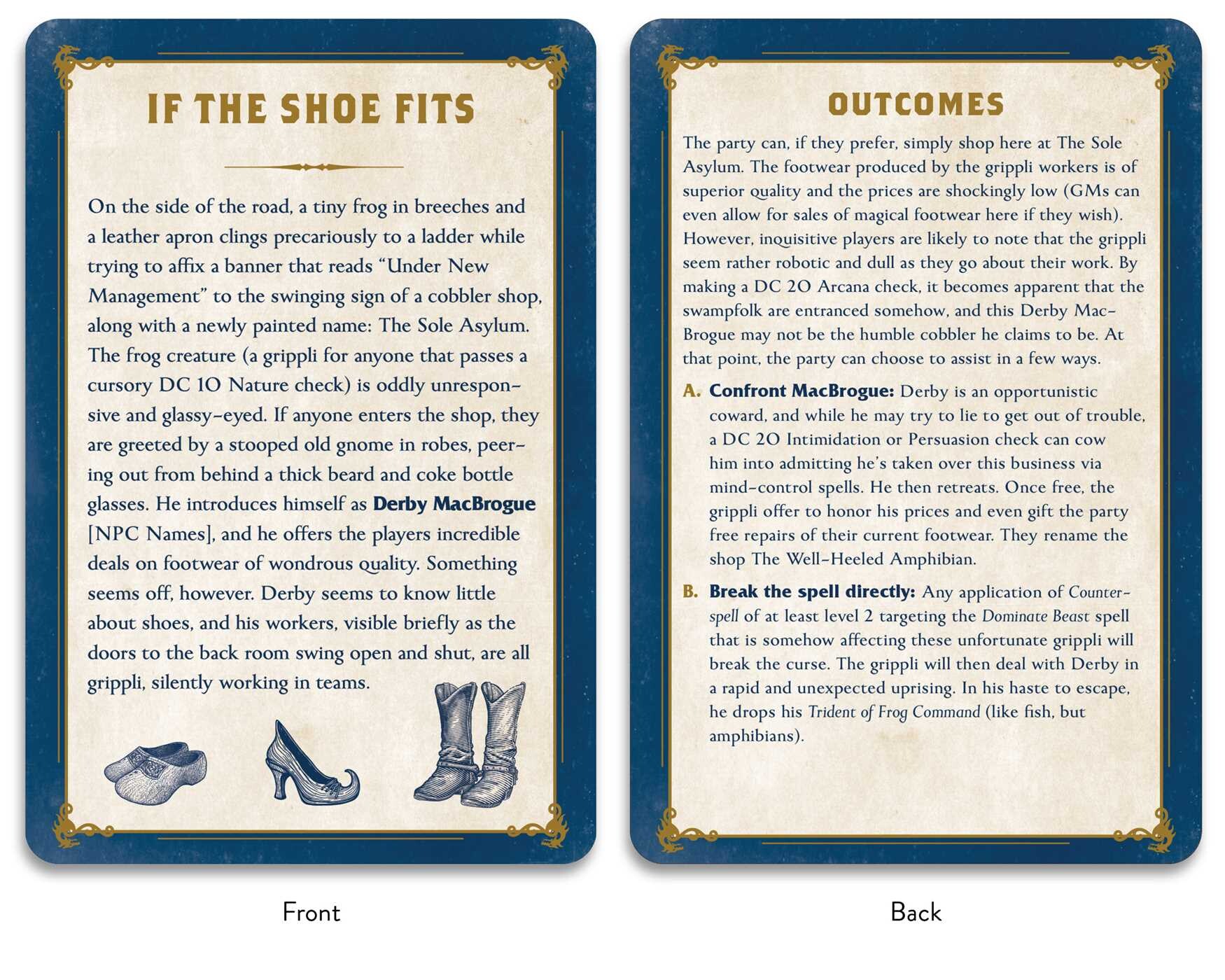Düngeonmeister Deck of Side Quests