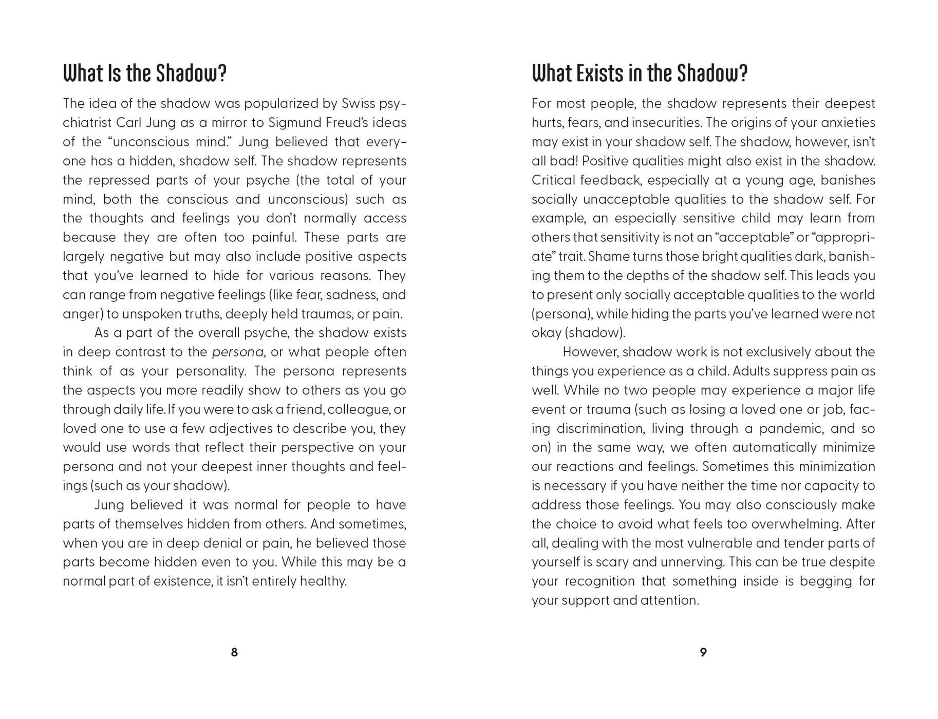 Shadow Work Self-Reflection Deck