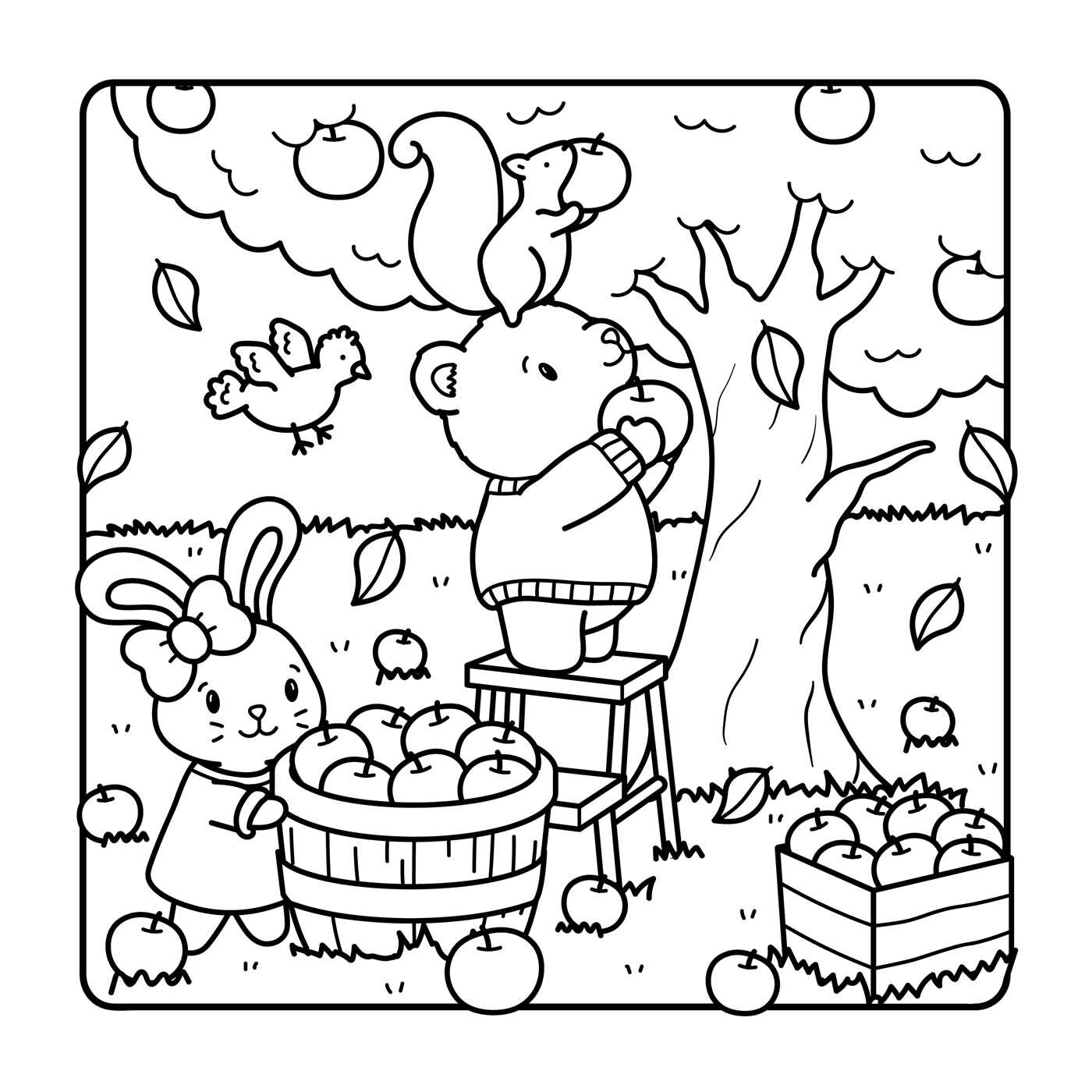 Comfy Fall Coloring Book