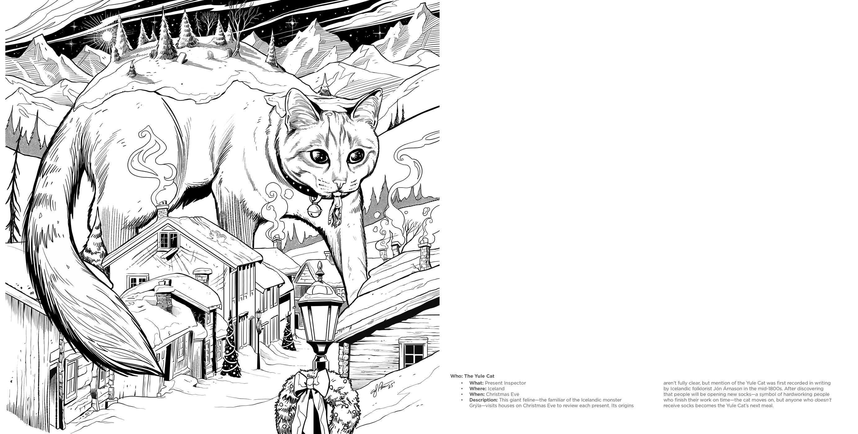 Creepy Krampus Coloring Book