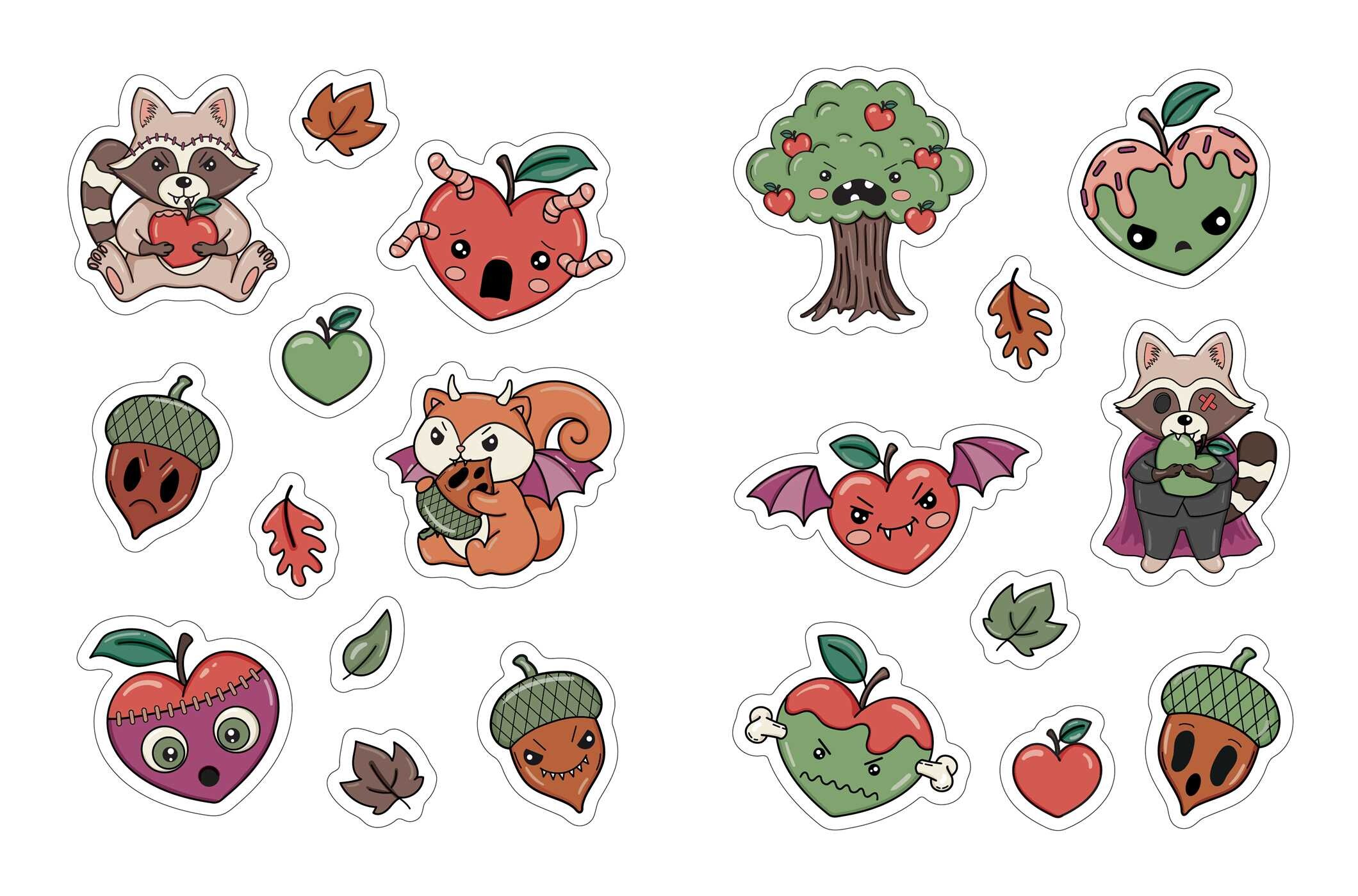 Creepy Cute Love Sticker Book