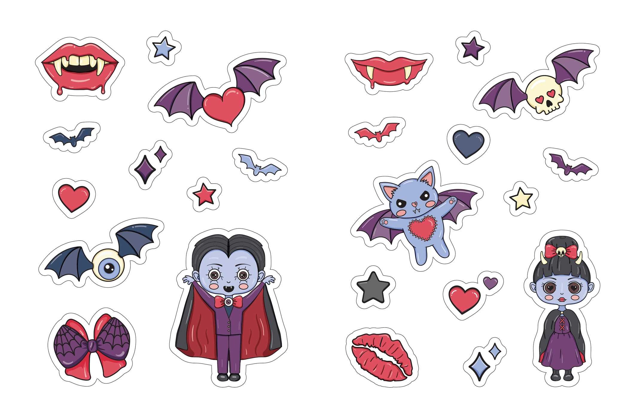 Creepy Cute Love Sticker Book
