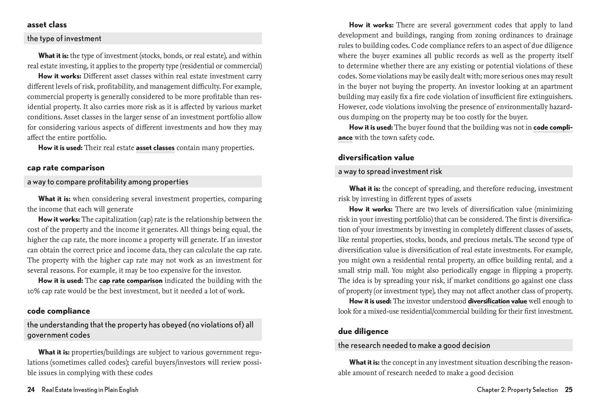 Real Estate Investing in Plain English