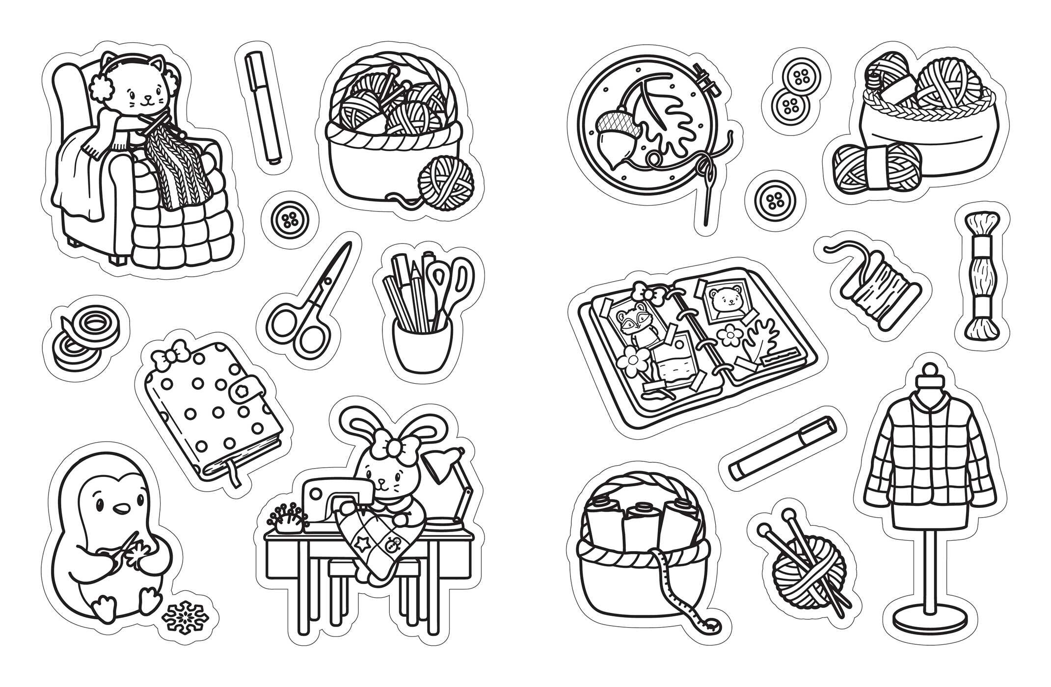 Color Your Own Stickers