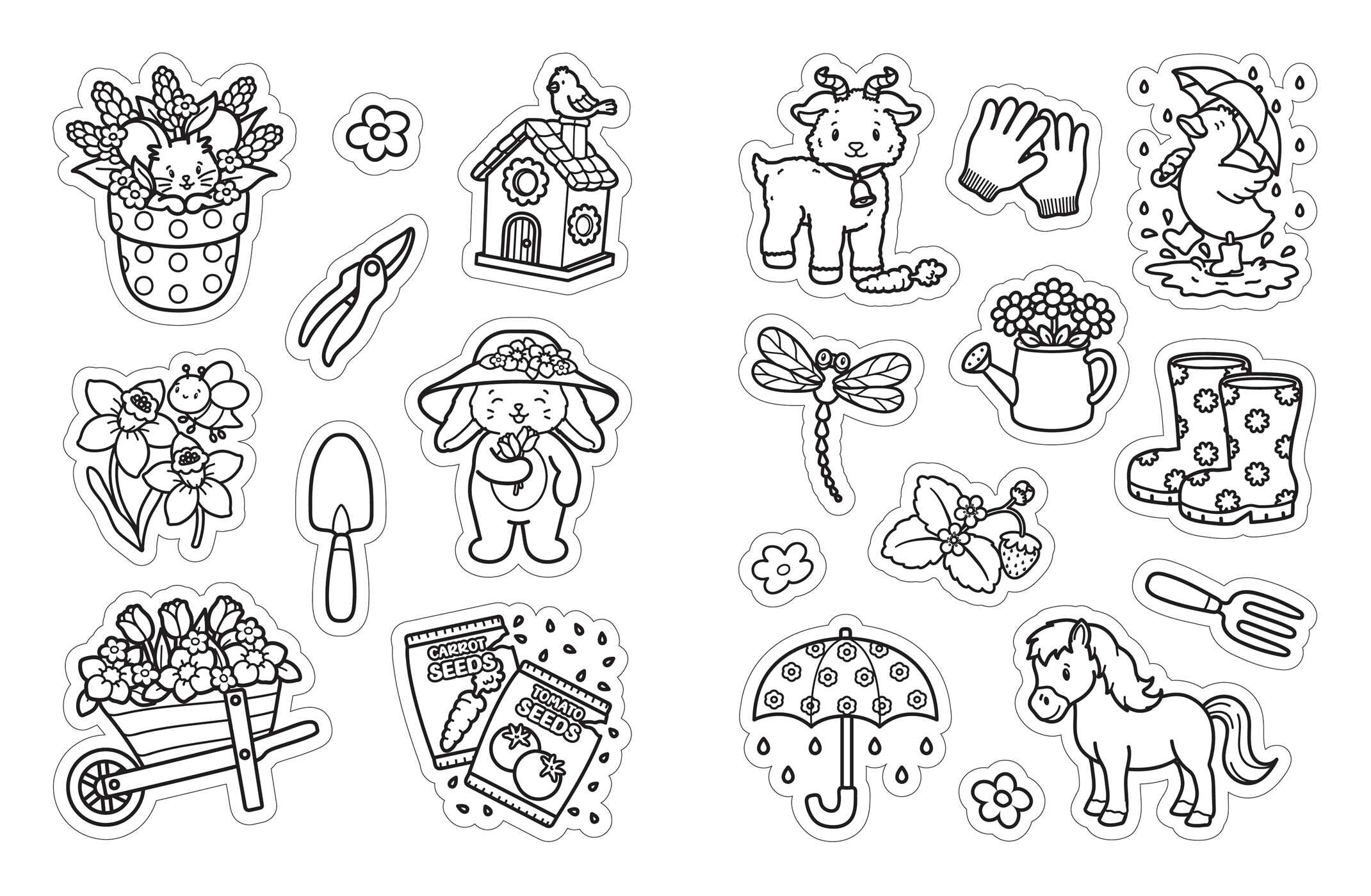 Color Your Own Stickers