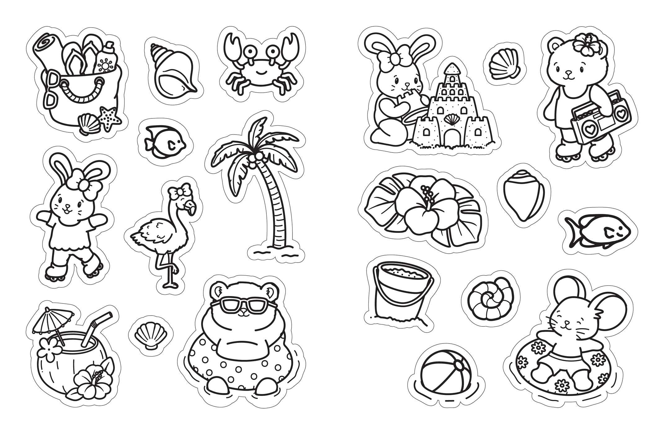 Color Your Own Stickers