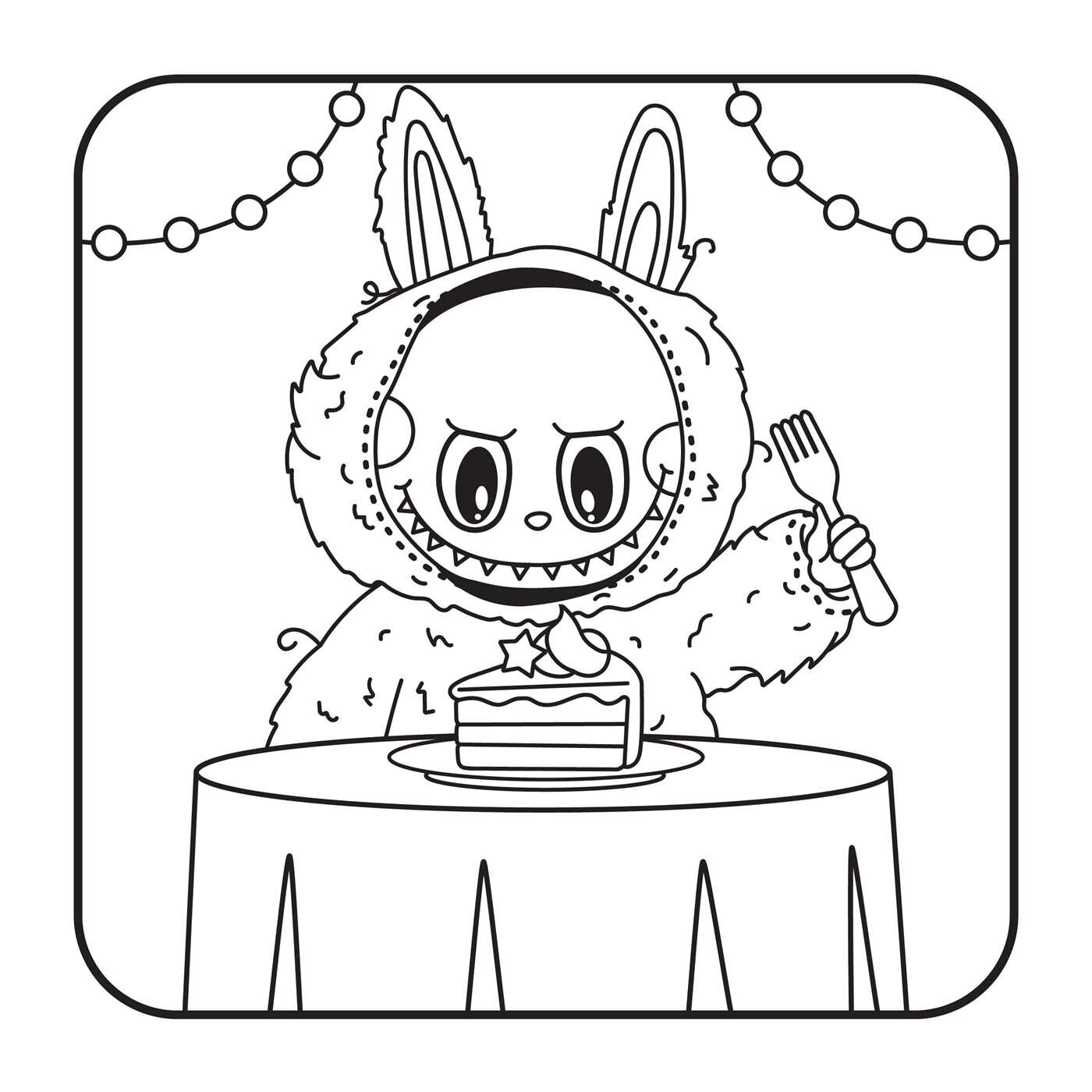 Lafufu Coloring Book