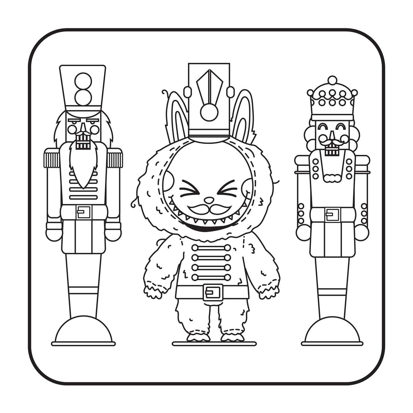 Very Merry Lafufu Coloring Book