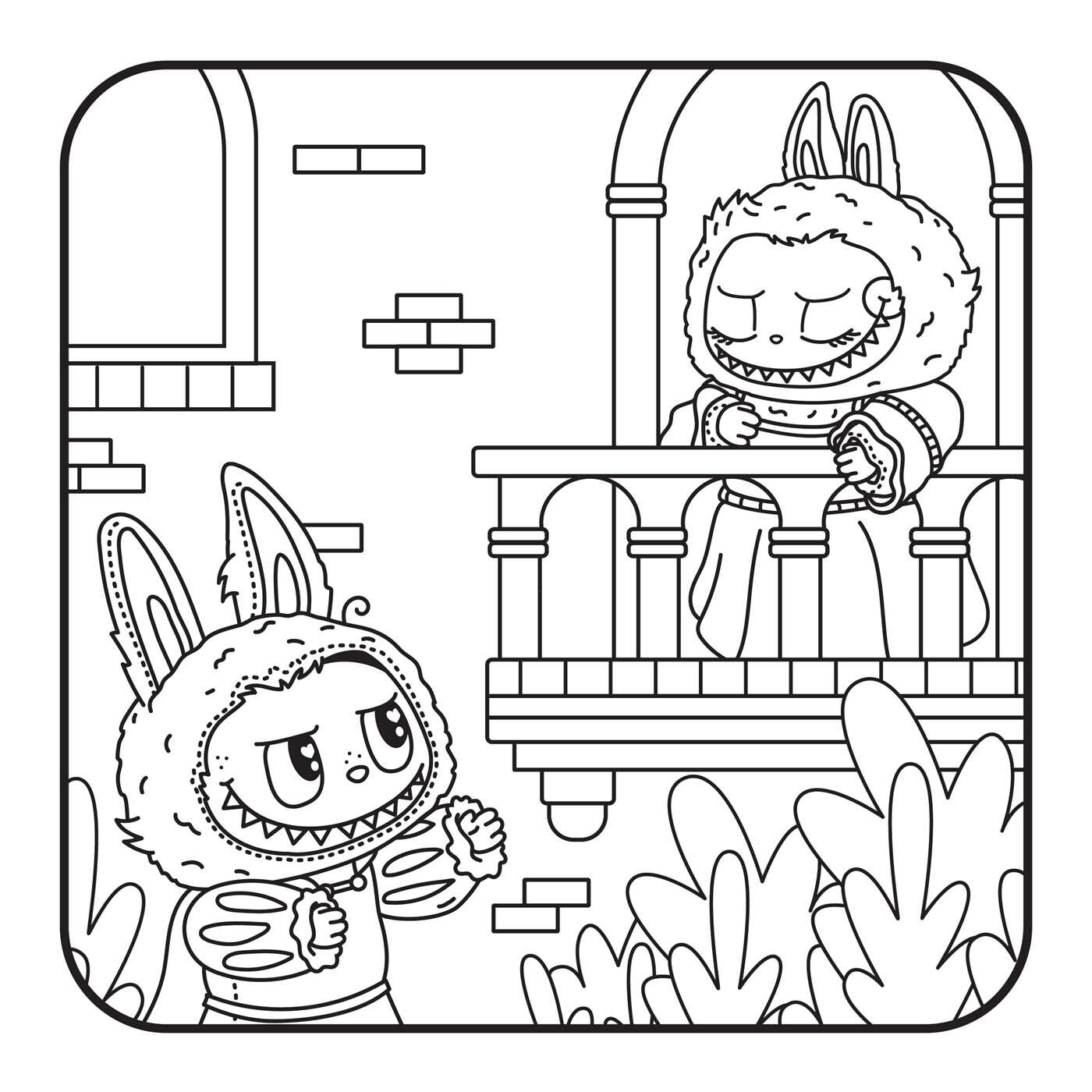 Lafufu in Love Coloring Book