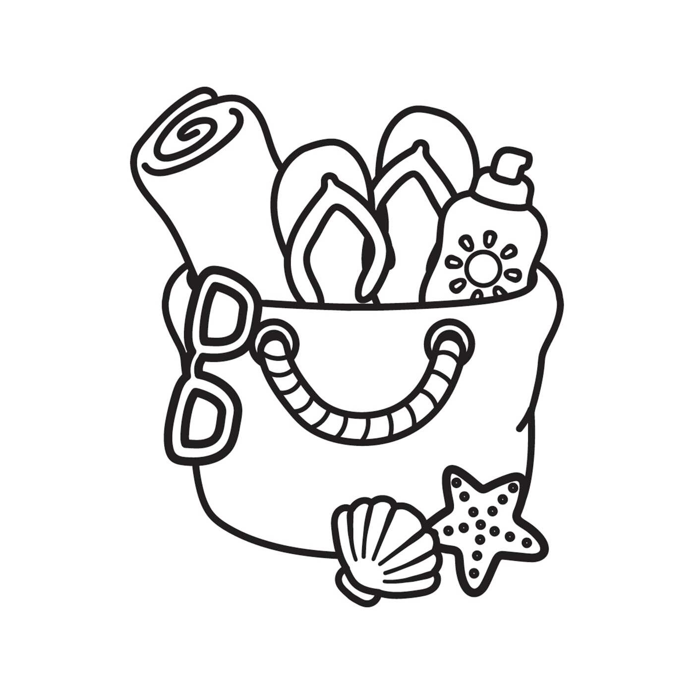 Summer Fun Mini Coloring Book