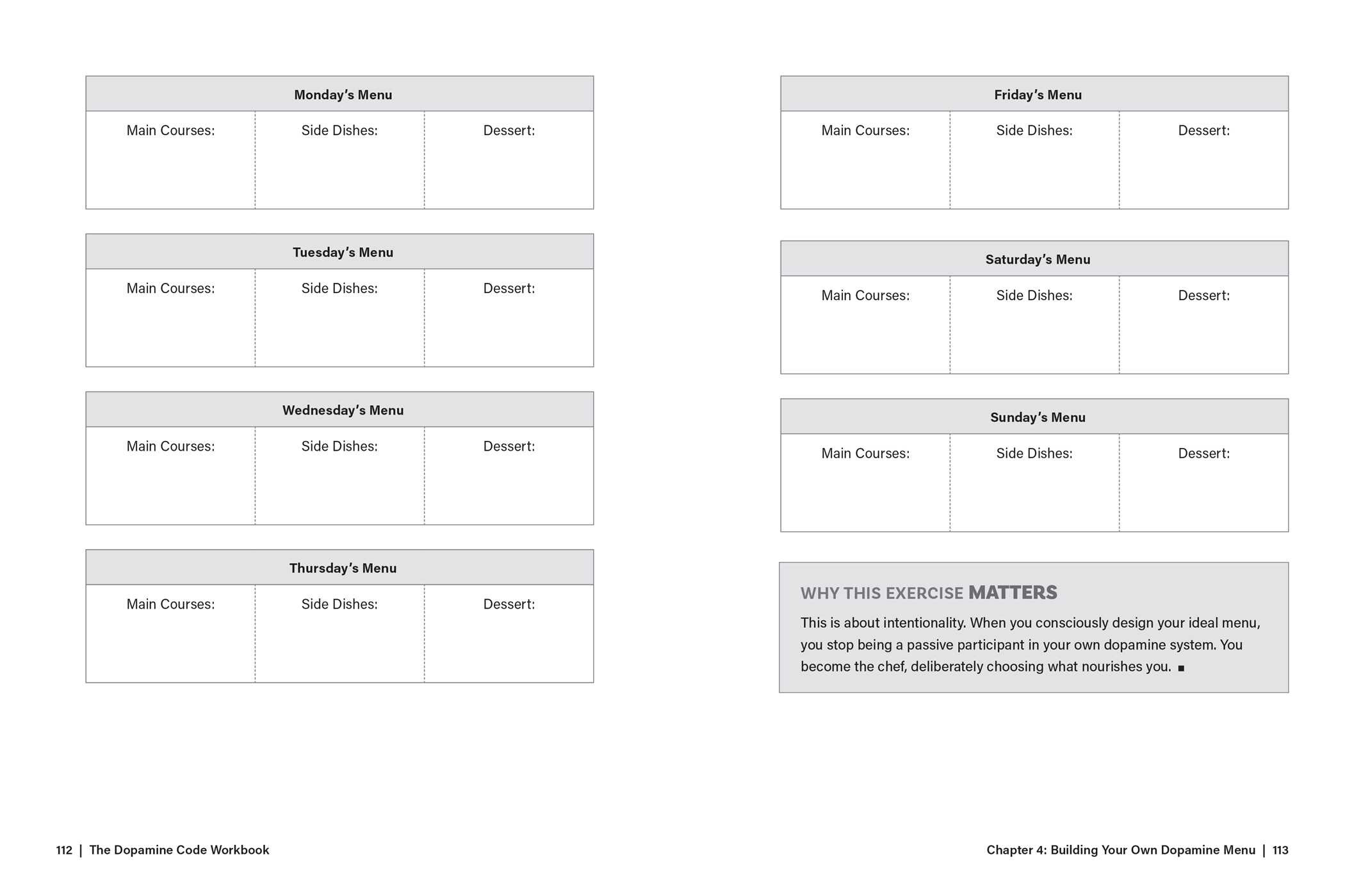 Dopamine Code Workbook