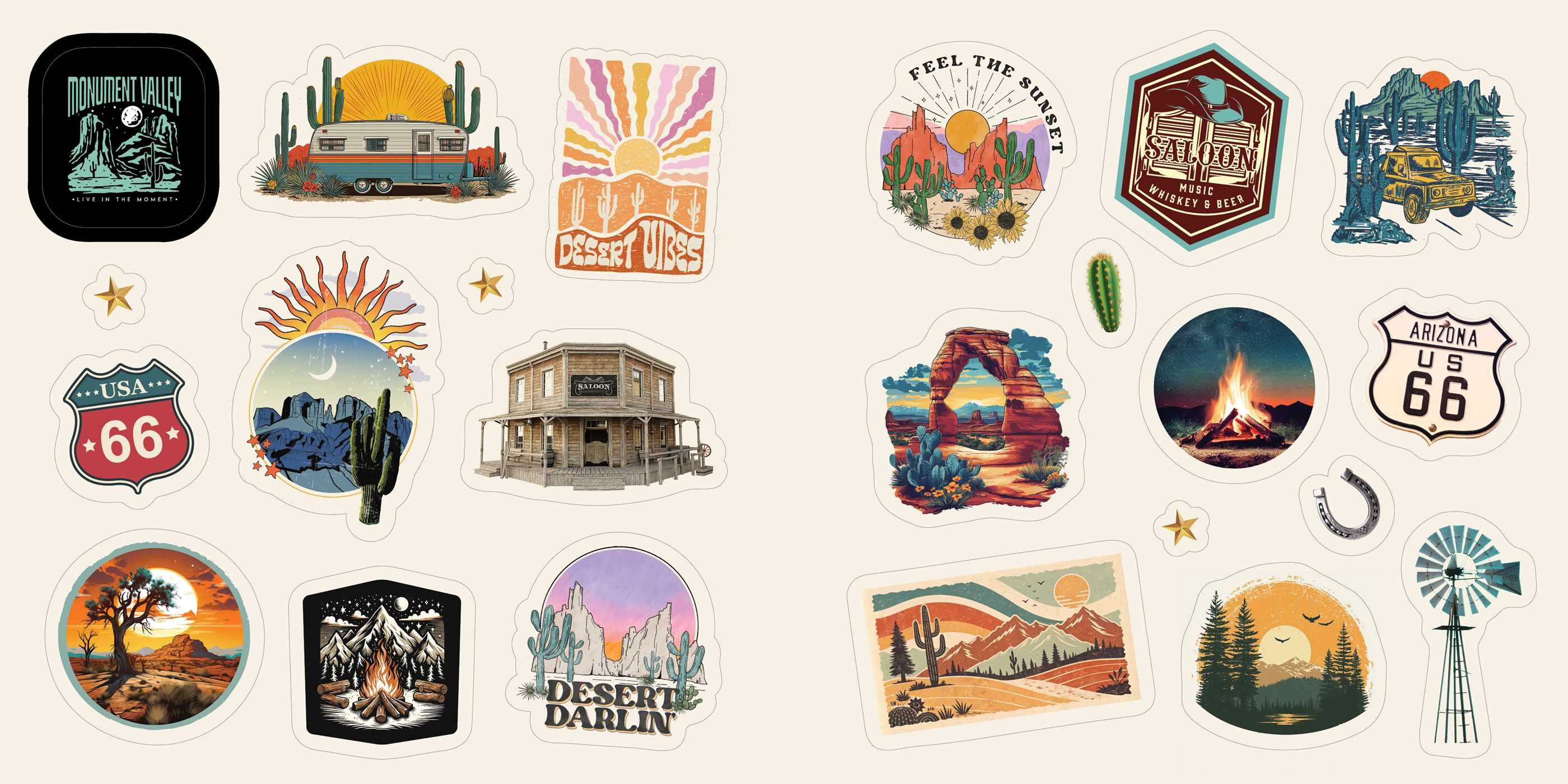Western Stickers