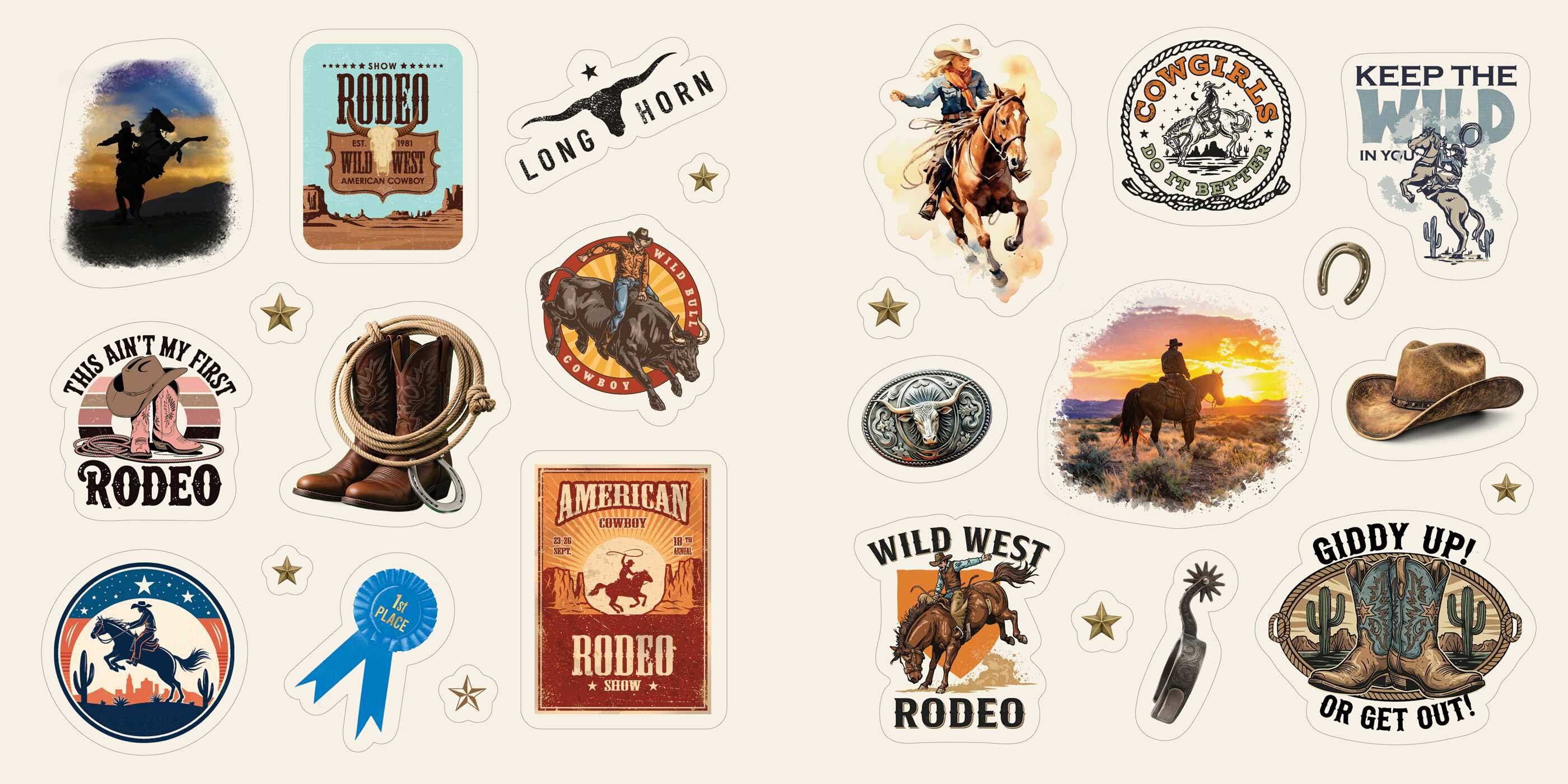 Western Stickers