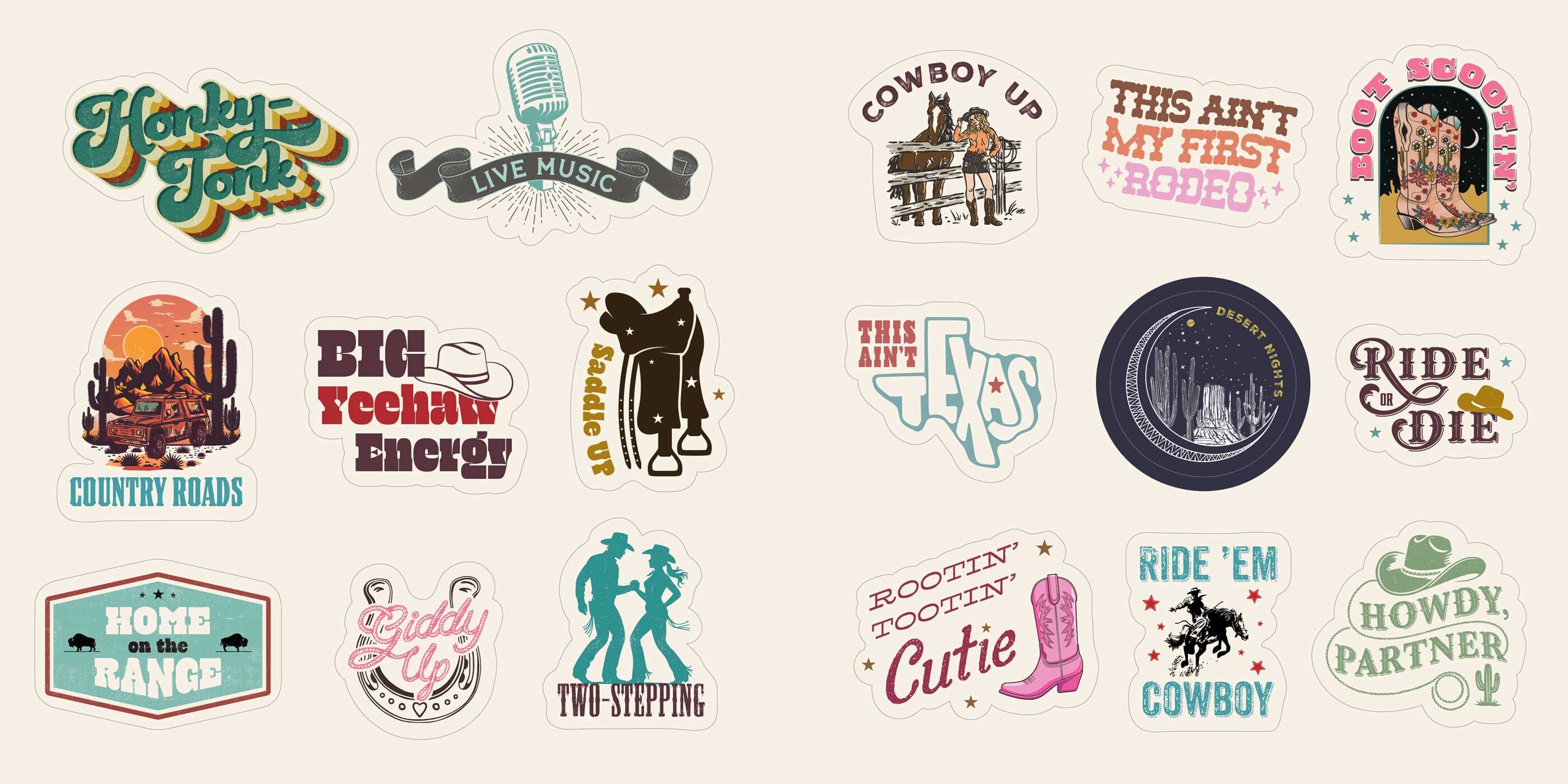 Western Stickers