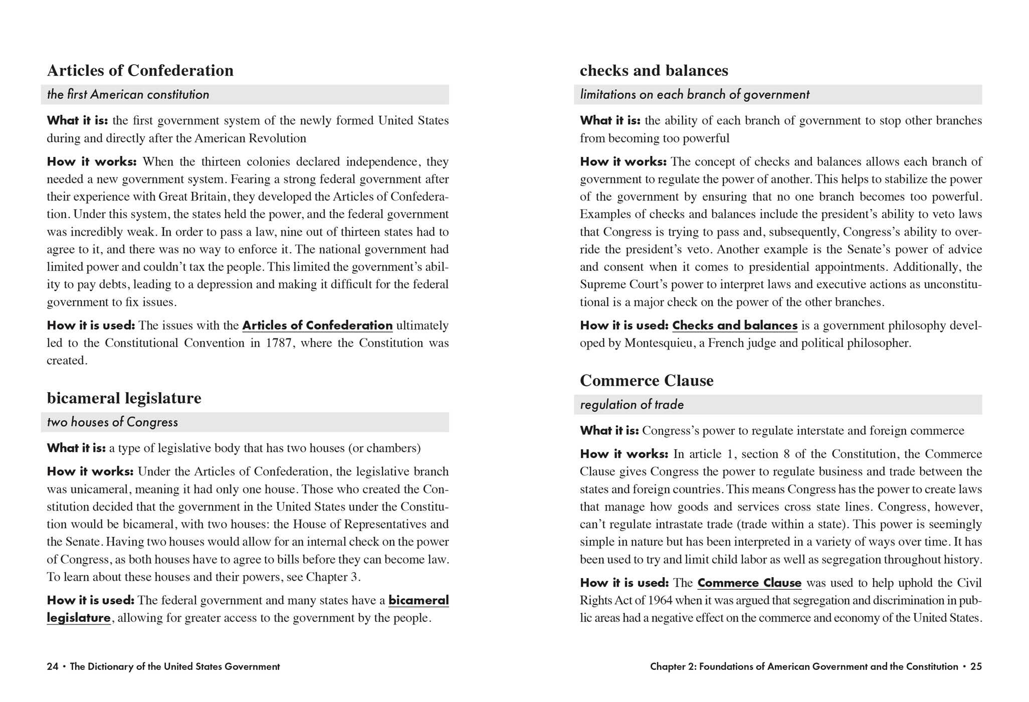 Dictionary of the United States Government